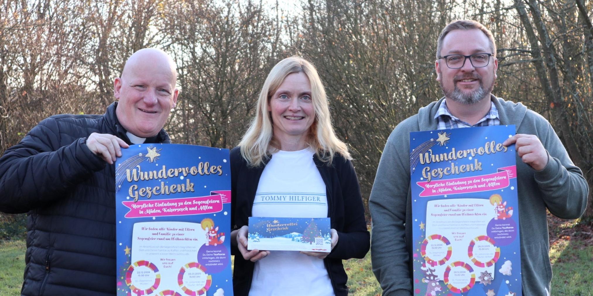 Michael Wilhelm, Manuela Pötz und Markus Göbel (von links)
