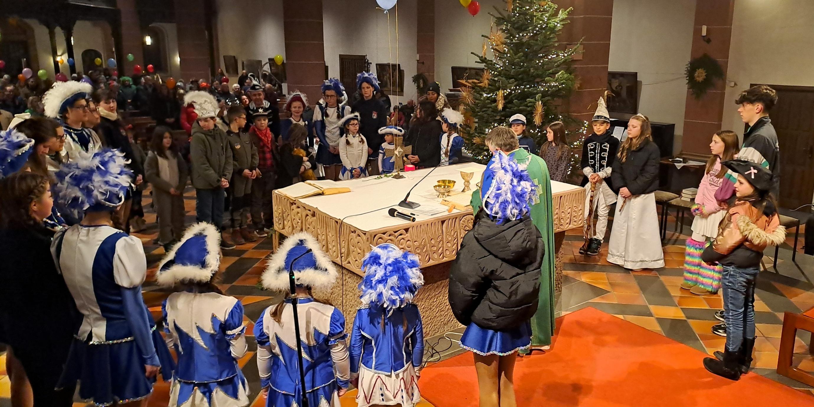 Bereits zum zweiten Mal wurde in der Martinuskirche eine Narrenmesse gefeiert.