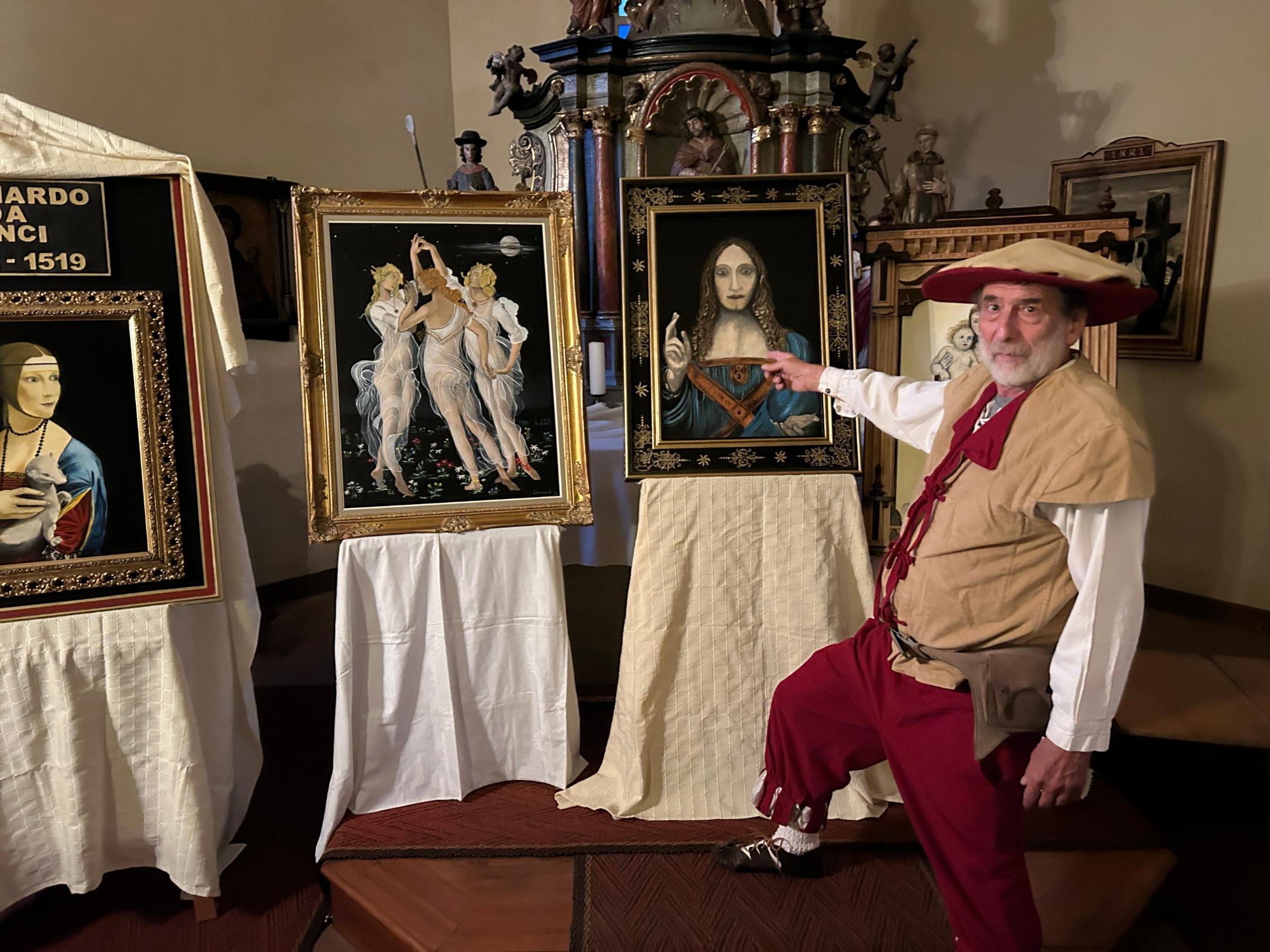 Bernd Ripplinger lässt in der Wendalinus-Kapelle in Fitten die Renaissance auferstehen.