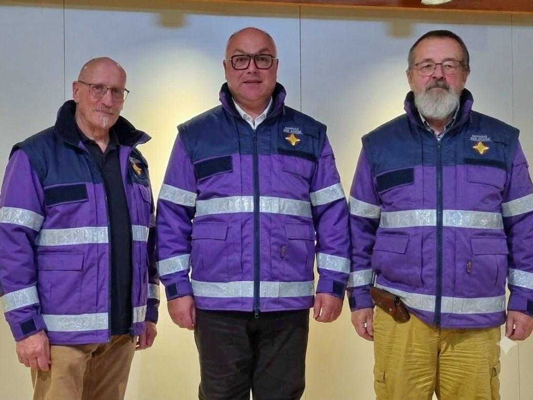 Der neue Vorstand der Notfallseelsorge und Krisenintervention Saarland e.V.: Olaf Riebes, Oliver Besch, Christoph Irsch (von links)