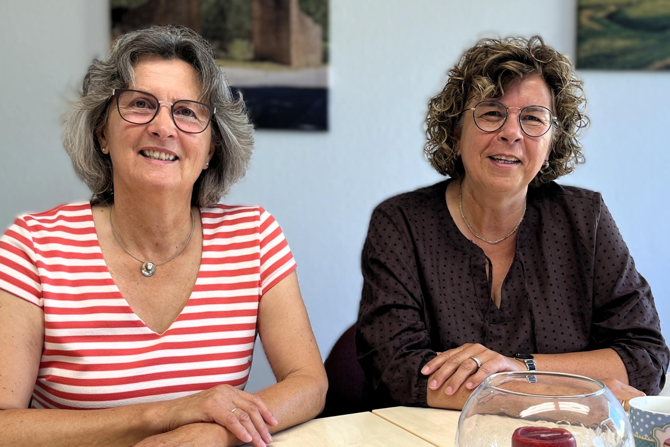Brigitte Mockenhaupt-Weber und Regine Wald