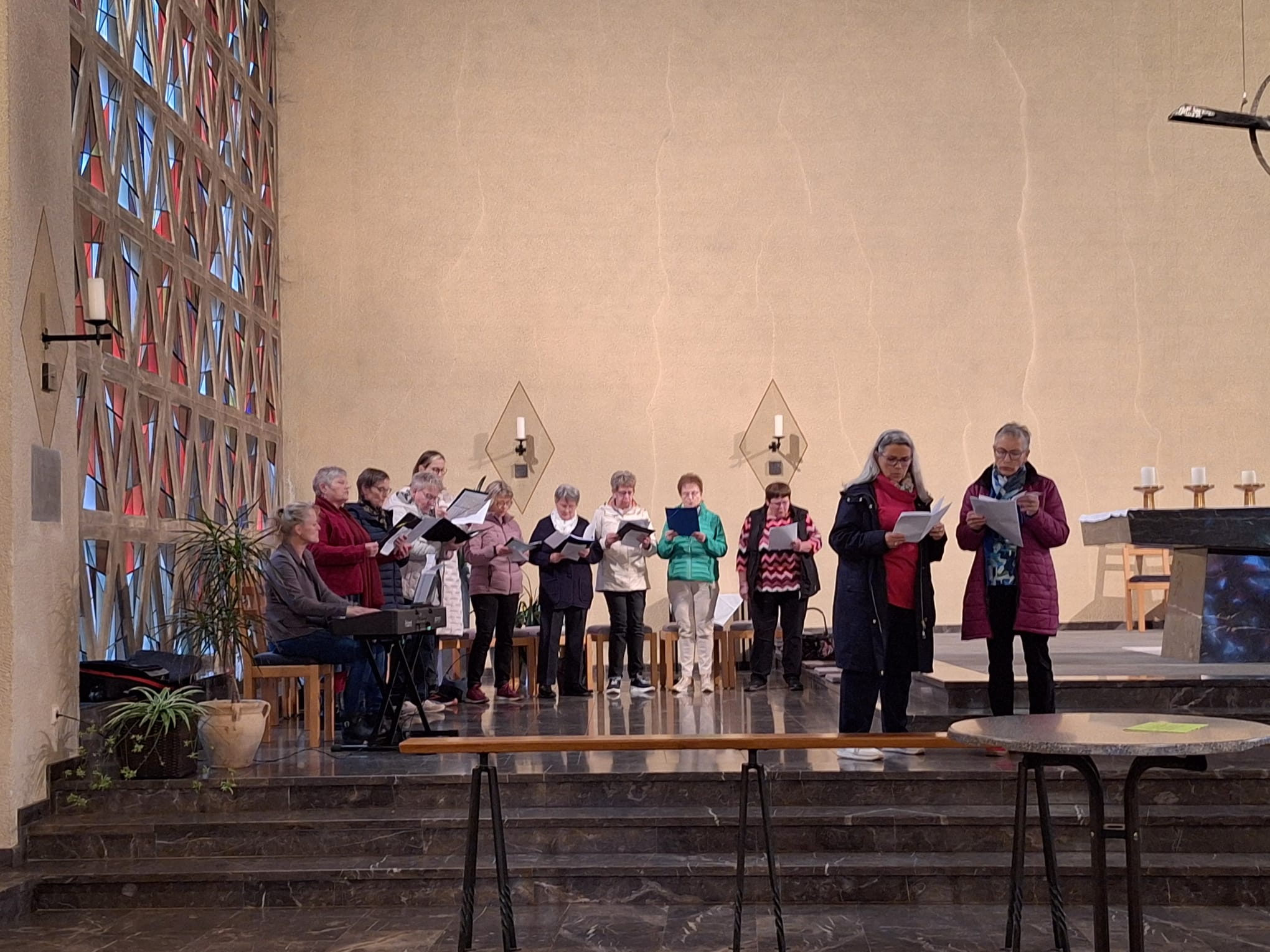 Musikalische Begleitung durch die Frauenschola