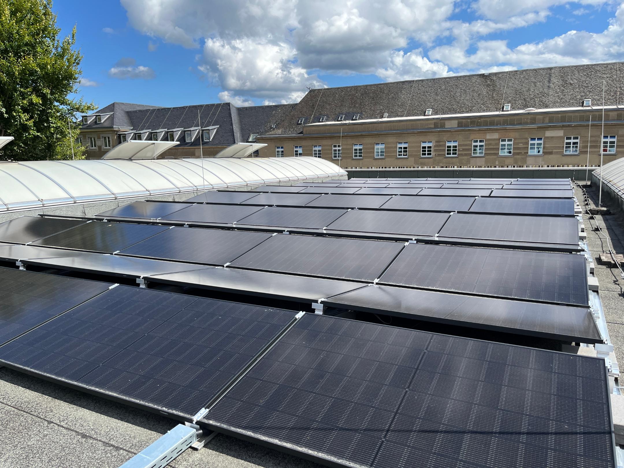 Die neue Photovoltaik-Anlage
