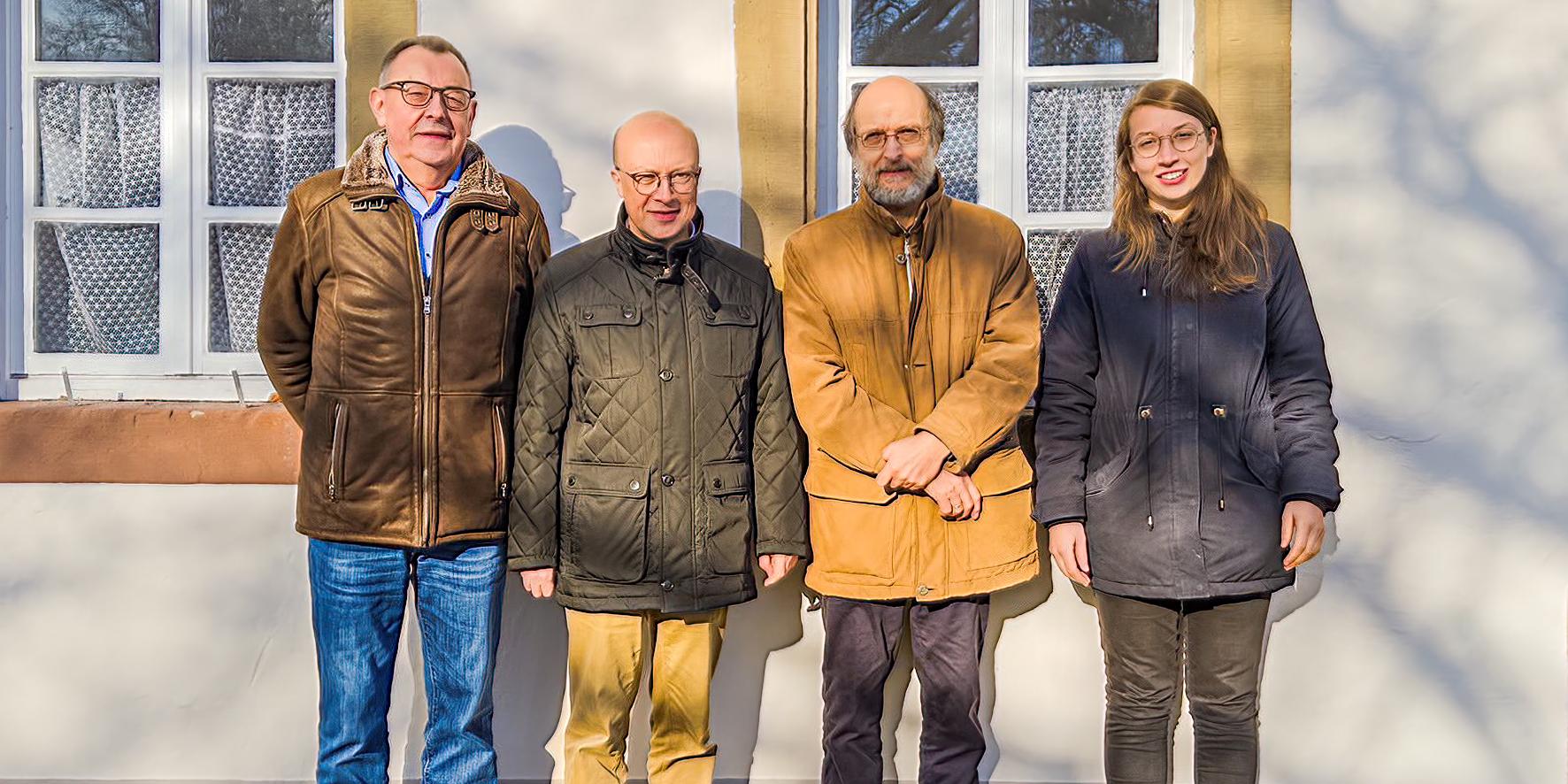 Der neue Vorstand der Peter-Wust-Gesellschaft (von links): Peter Meiers (Schatzmeister), Prof. Dr. Johannes Brantl (Vorsitzender), Dr. Dr. Werner Schüßler (stv. Vorsitzender),und Katharina Wilwers (Schriftführerin).
