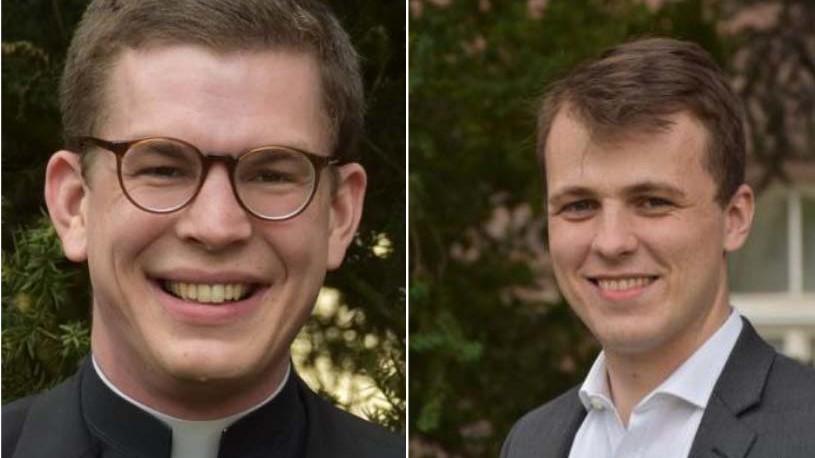 Johannes Cavelius (links) und Mathieu Valet
