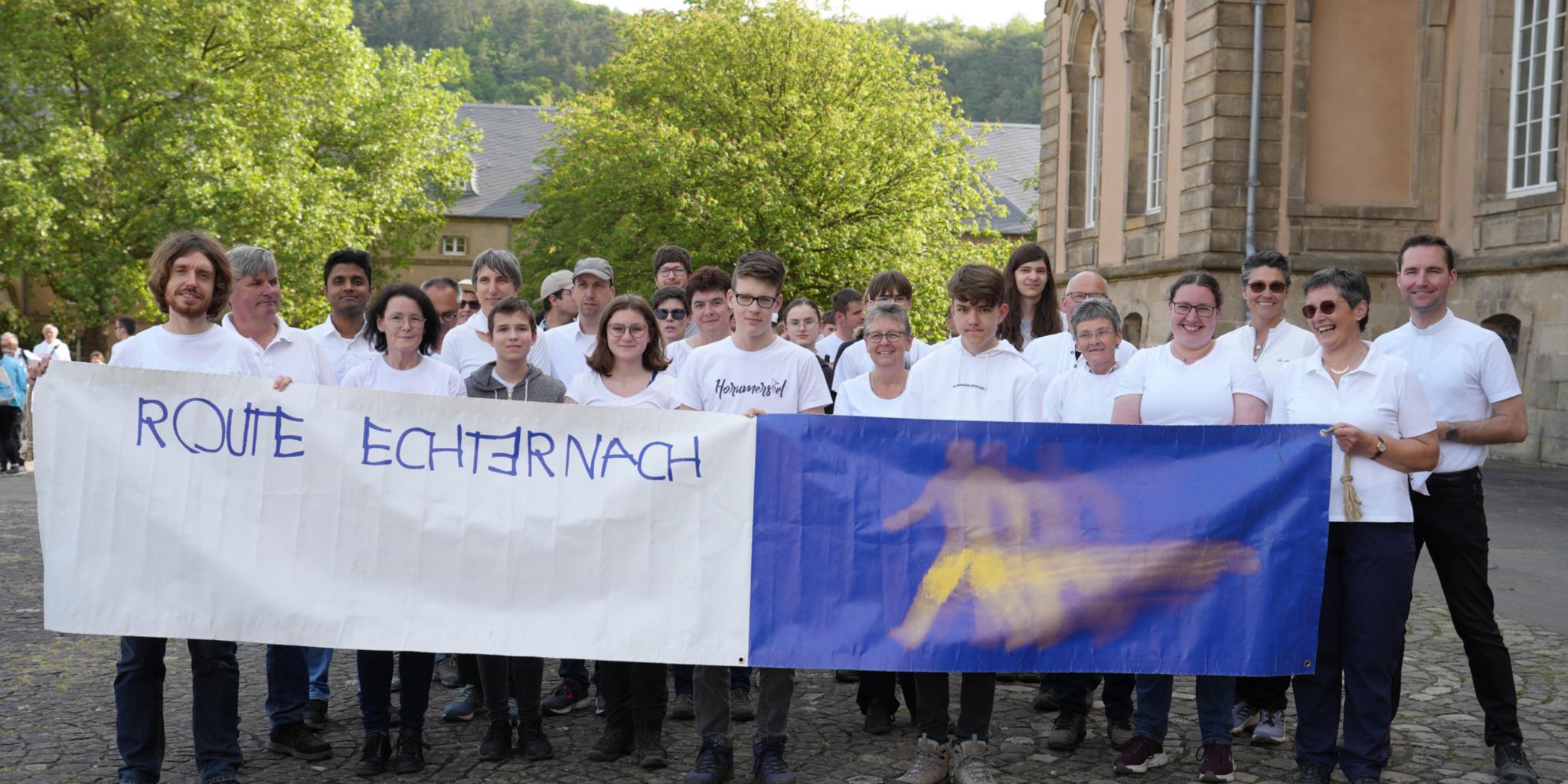 Die Teilnehmenden der Route Echternach.