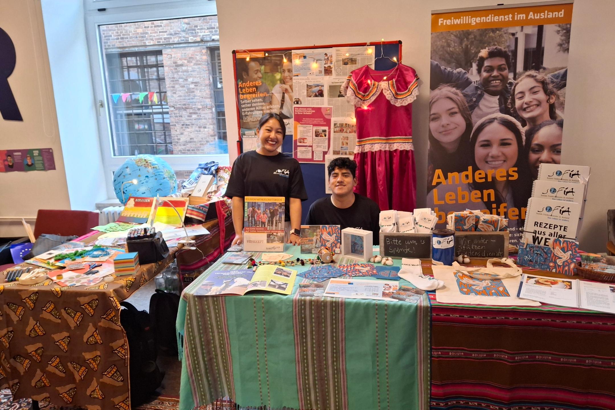 Der Stand von SoFiA bei der Buchmesse in Saarbrücken