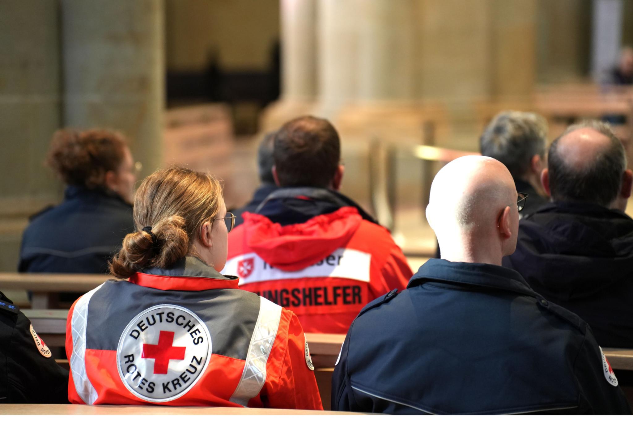 Zu einem ökumenischen Gottesdienst kamen Menschen der sogenannten Blaulicht-Familie zusammen.