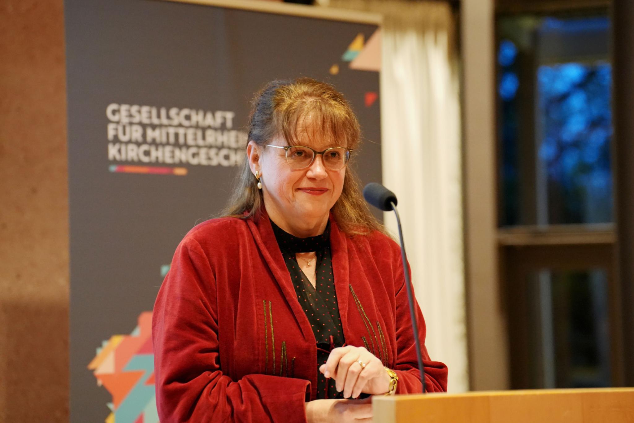 Die Trierer Dogmatik-Professorin Dr. Annemarie Mayer hielt einen Festvortrag über die Bedeutung des Konzils von Nizäa.