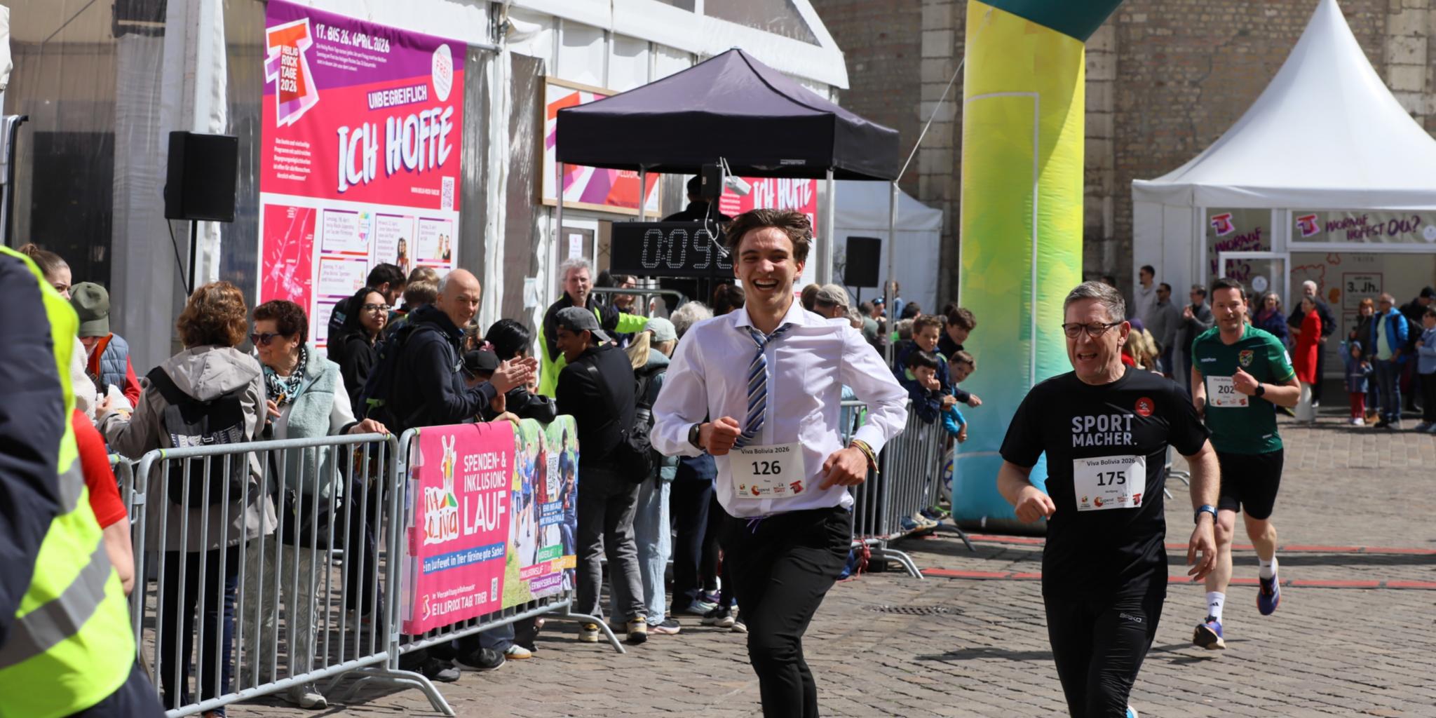 Sieger Theo Knopp beim Lauf