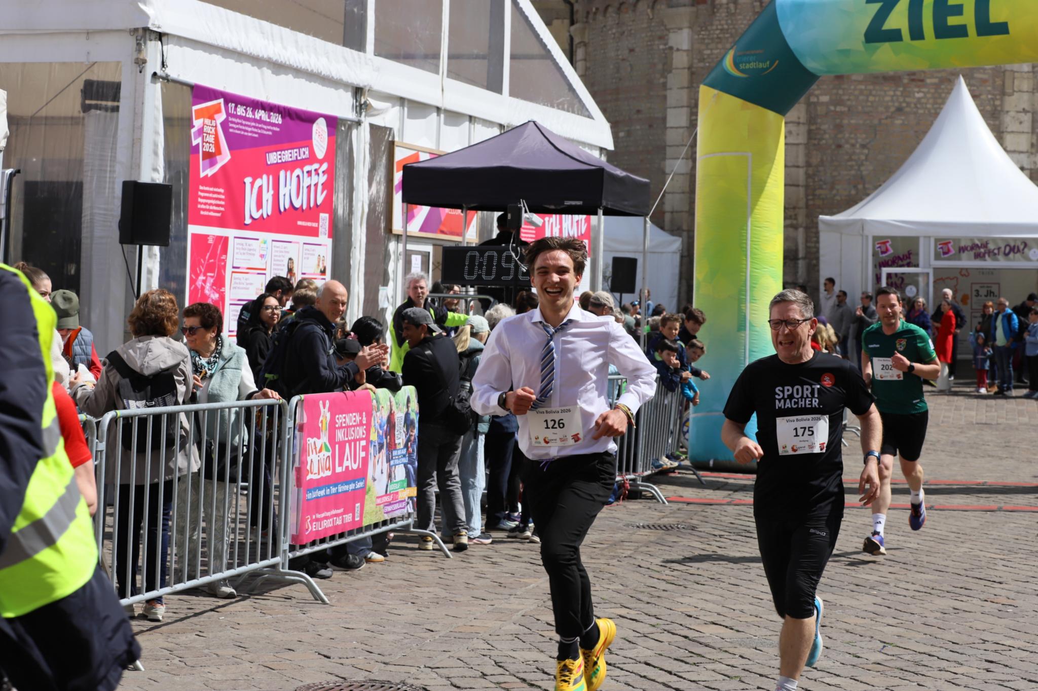 Sieger Theo Knopp beim Lauf