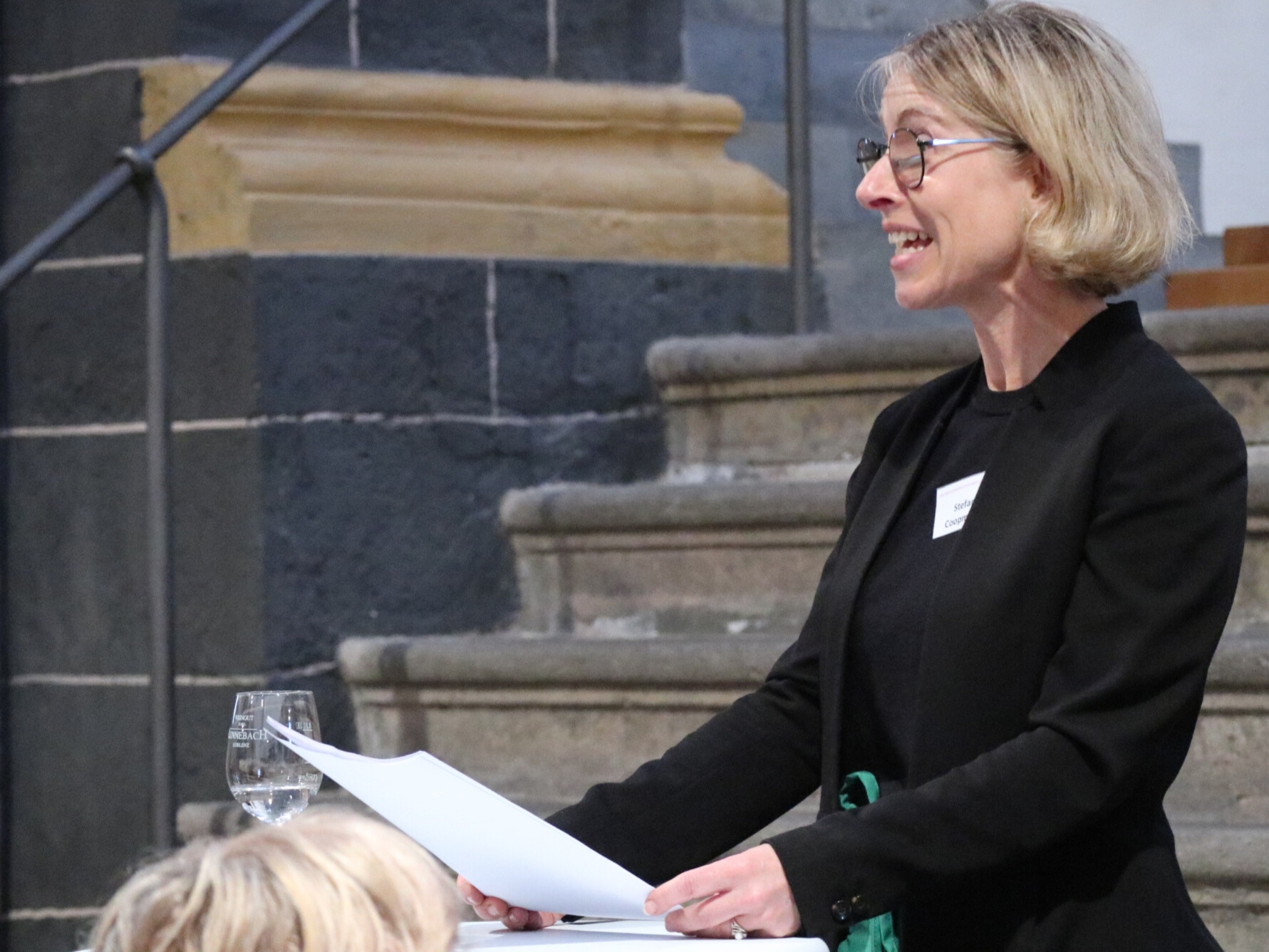Stefanie Coopmeiners bei der Laudatio