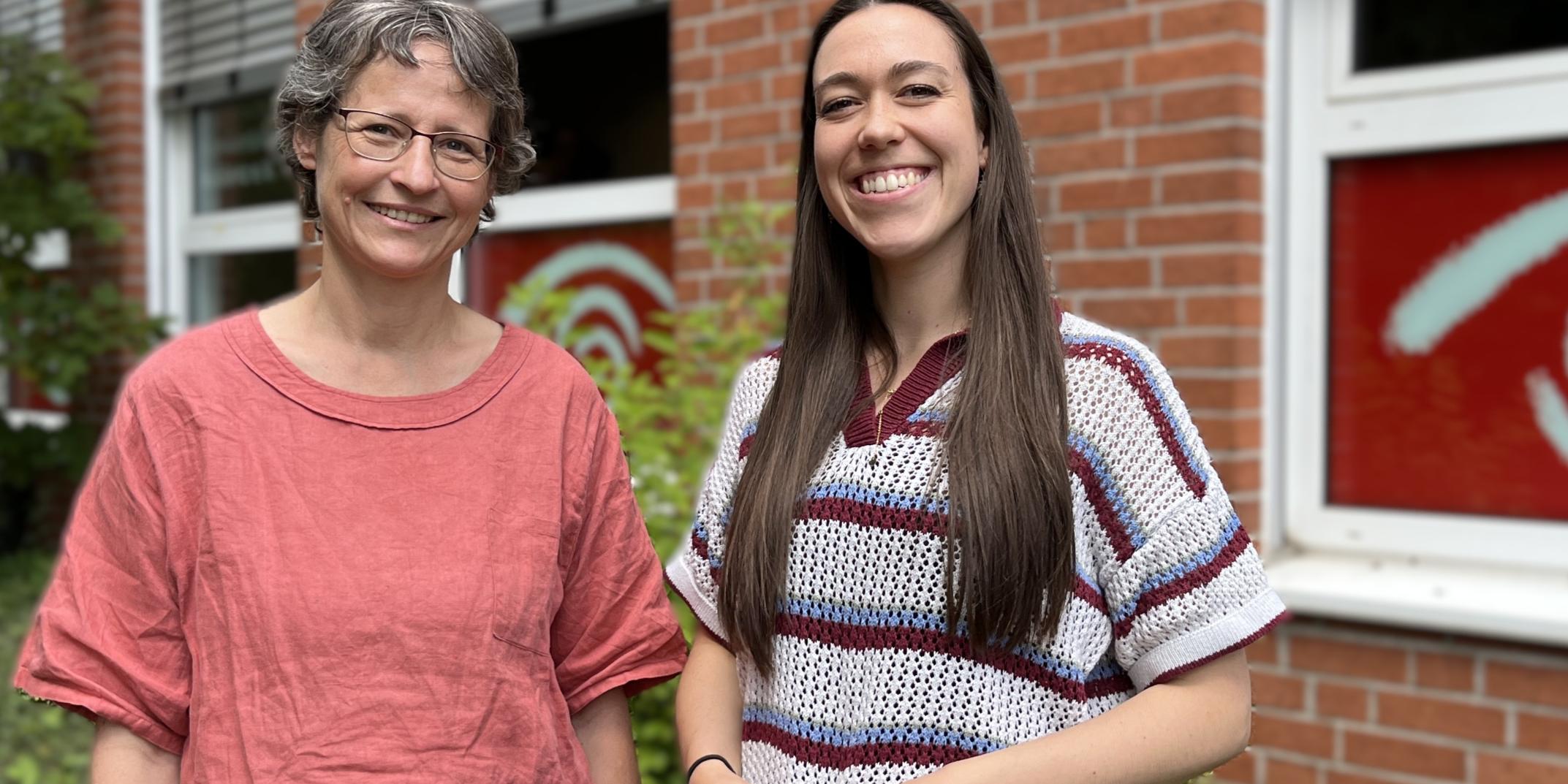 Susanne Schwandt und Alicia Kranz, die Organisatorinnen der Veranstaltung
