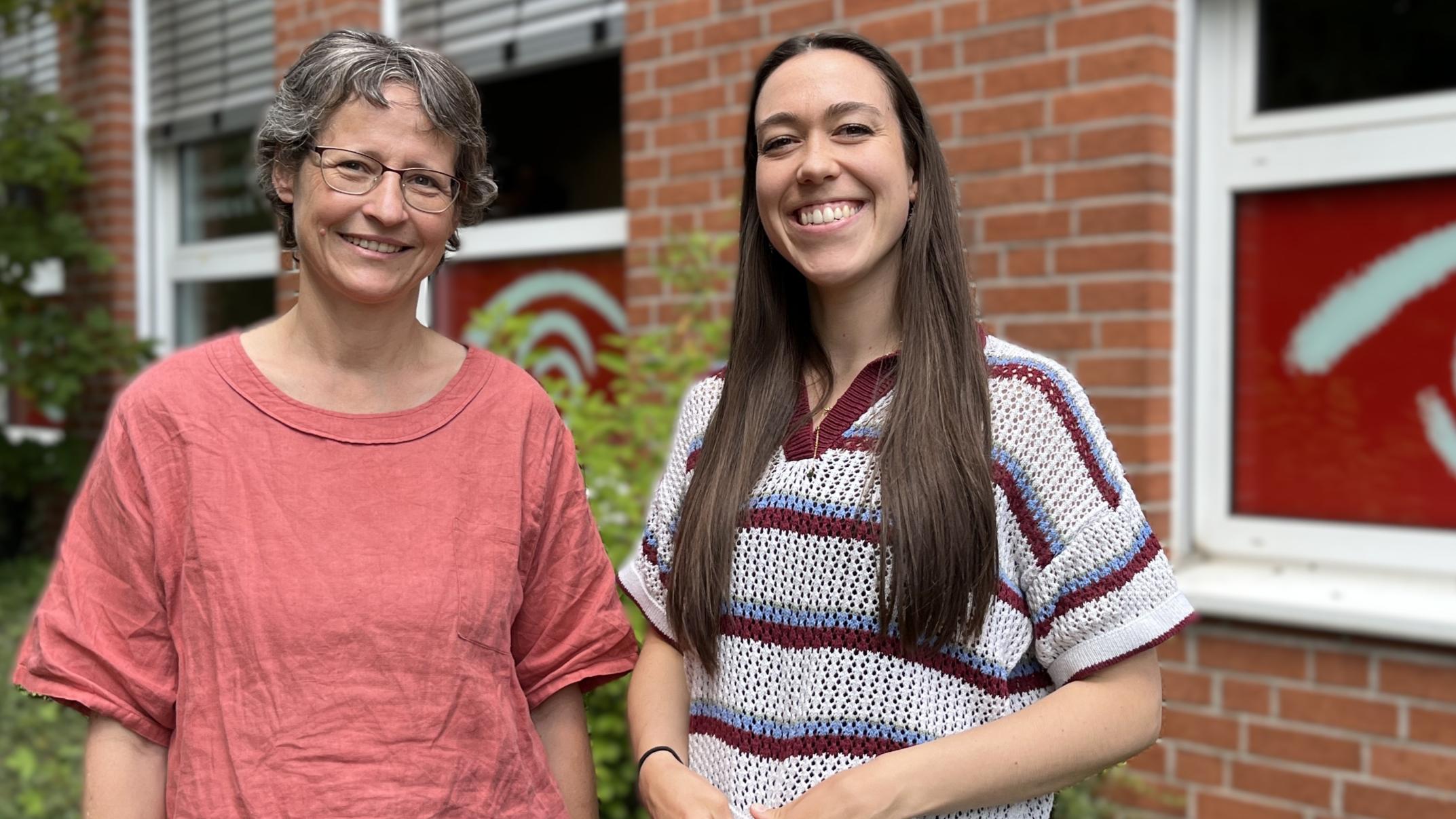 Susanne Schwandt und Alicia Kranz, die Organisatorinnen der Veranstaltung