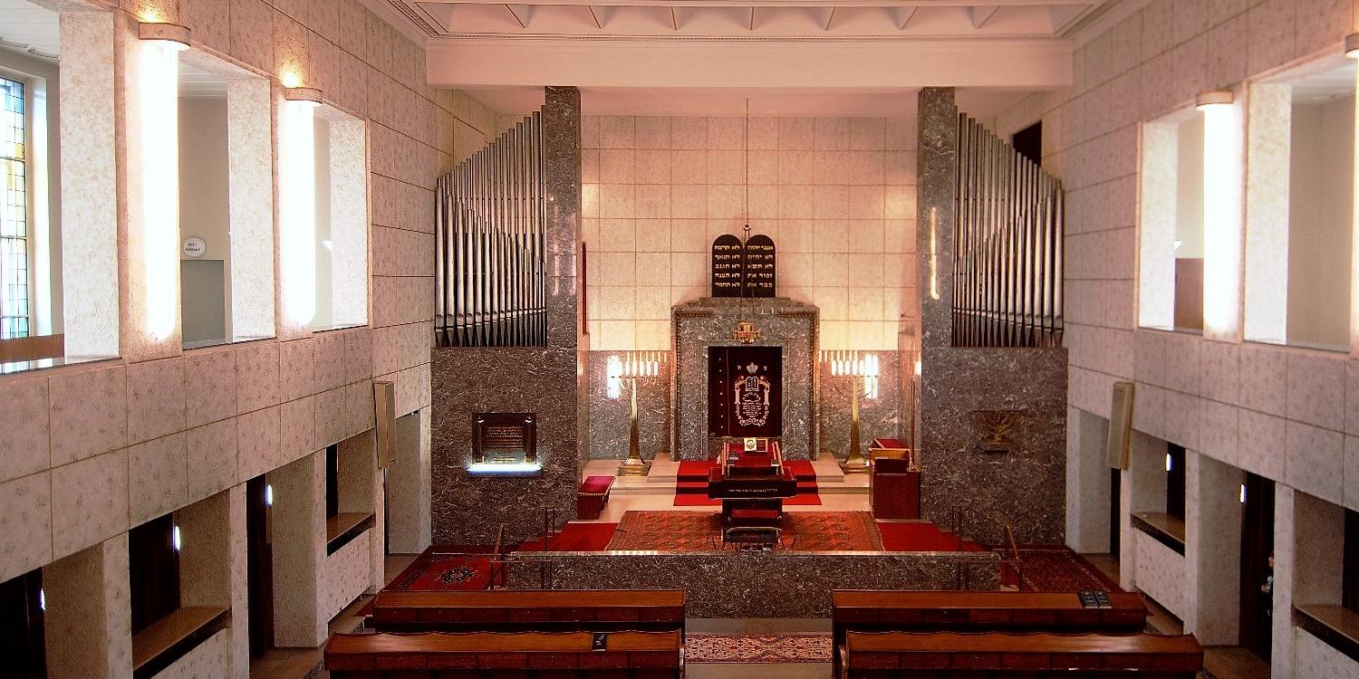 Die Synagoge in Saarbrücken.