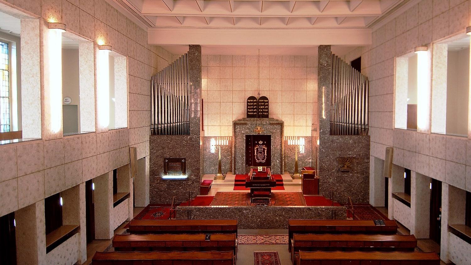 Die Synagoge in Saarbrücken.