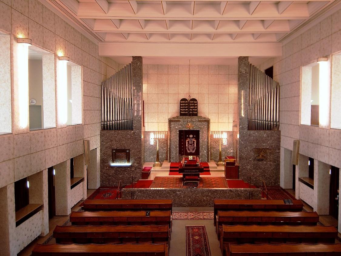 Die Synagoge in Saarbrücken.