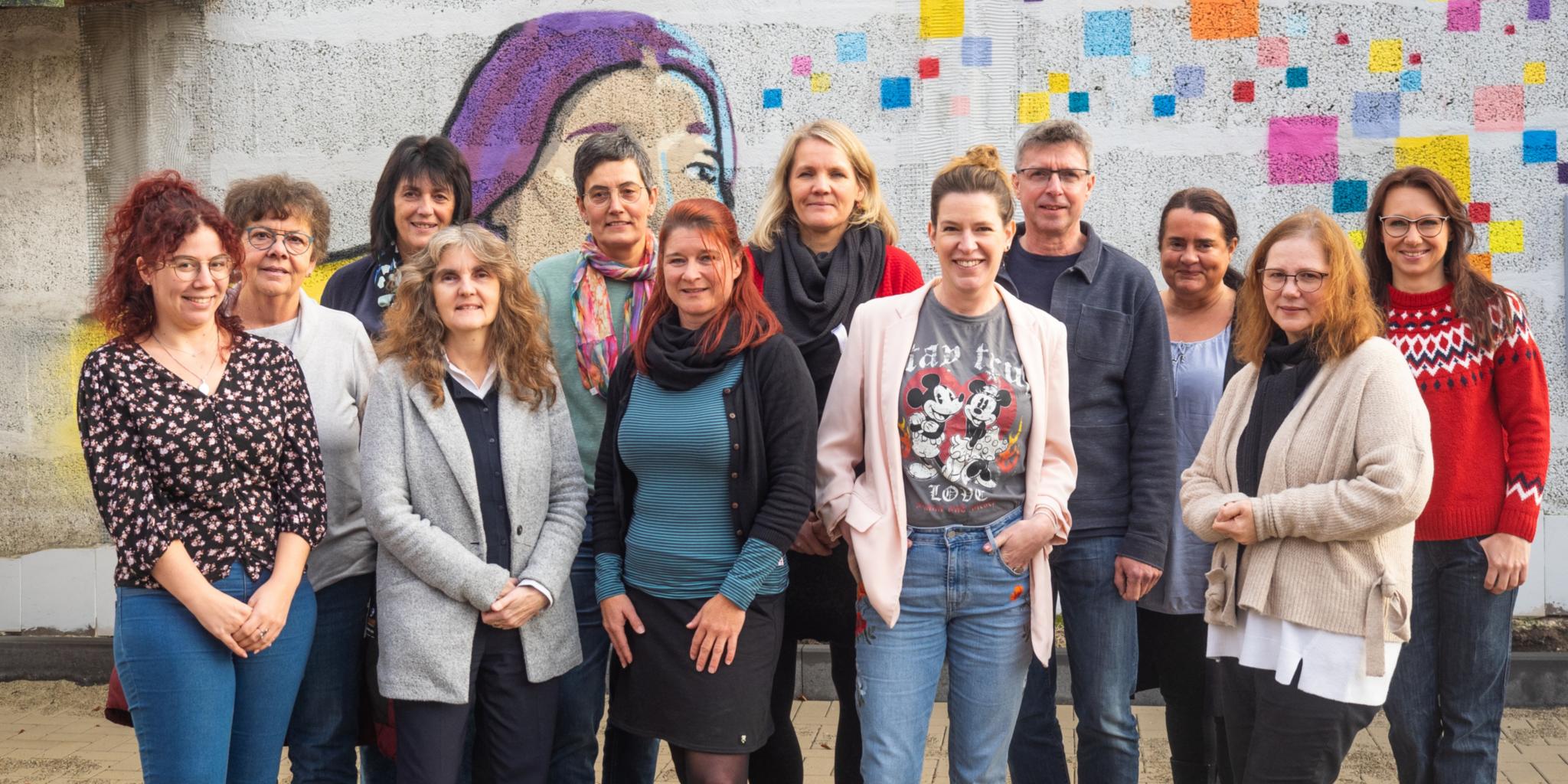 Das Team der Fachstelle Jugend im Visitationsbezirk Koblenz: Margret Sundermann, Margret Kastor, Claudia Liesenfeld-Gilles, Susanne Mülhausen, Monika Backes, Eva Schitthof, Anja Günther und Joachim Otterbach