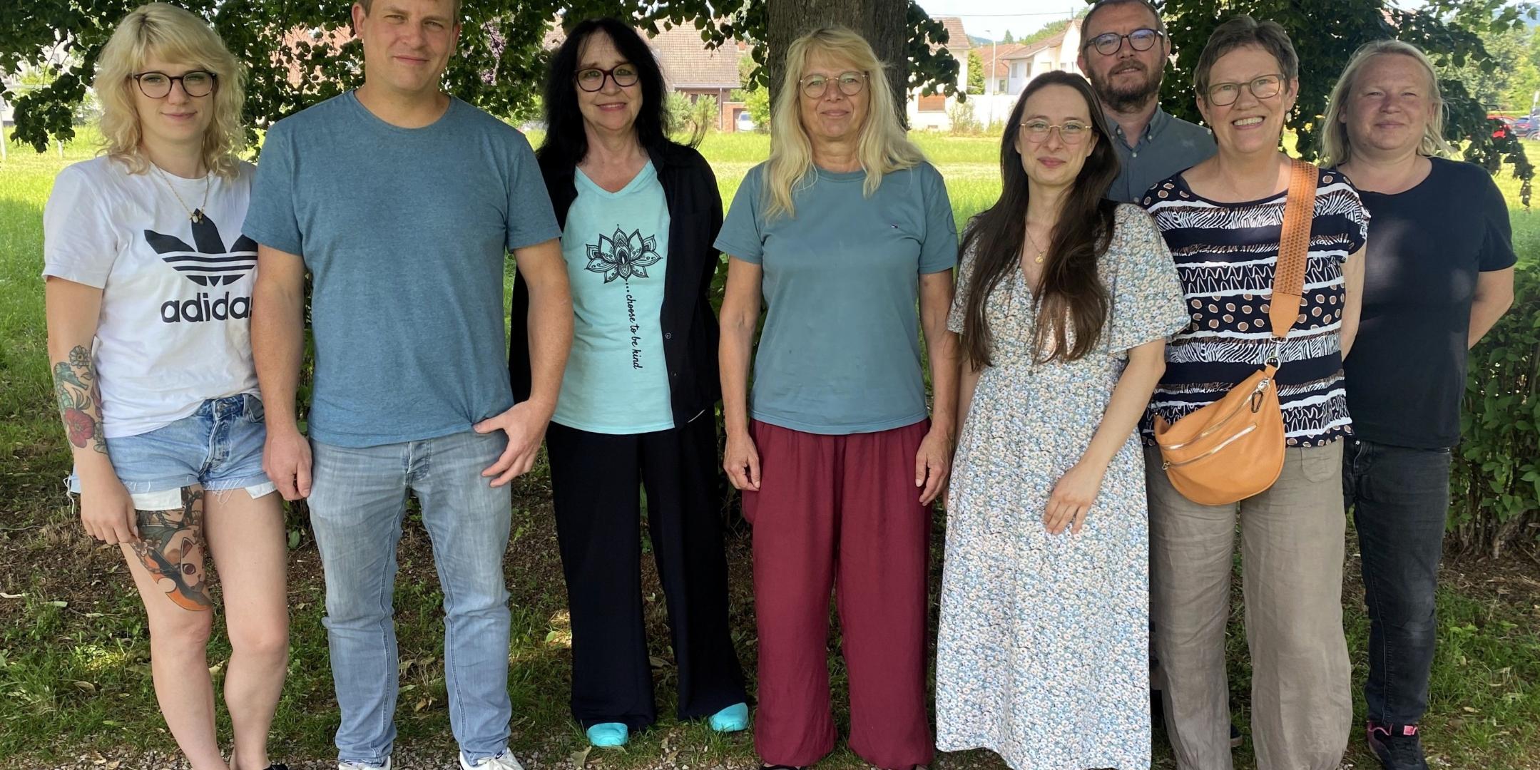 : Das Team des HoT (Haus der offenen Tür) Sinzig: Isa Arend, Patrick Book, Petra Klein, Ulrike Michelt, Pauline Krier, Michael Müller, Sigrid Heinz und Julia Fleischmann (v. links).