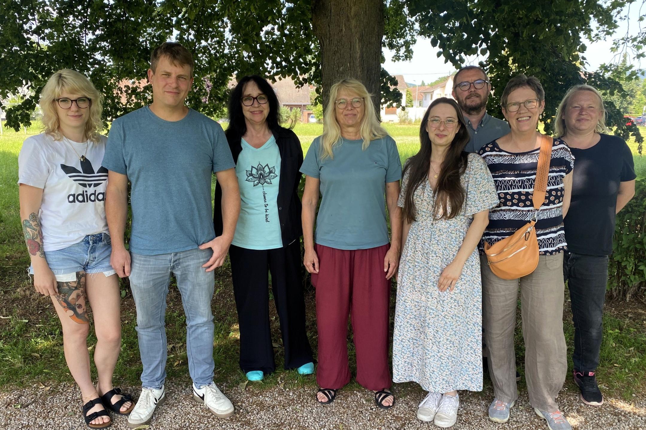 : Das Team des HoT (Haus der offenen Tür) Sinzig: Isa Arend, Patrick Book, Petra Klein, Ulrike Michelt, Pauline Krier, Michael Müller, Sigrid Heinz und Julia Fleischmann (v. links).