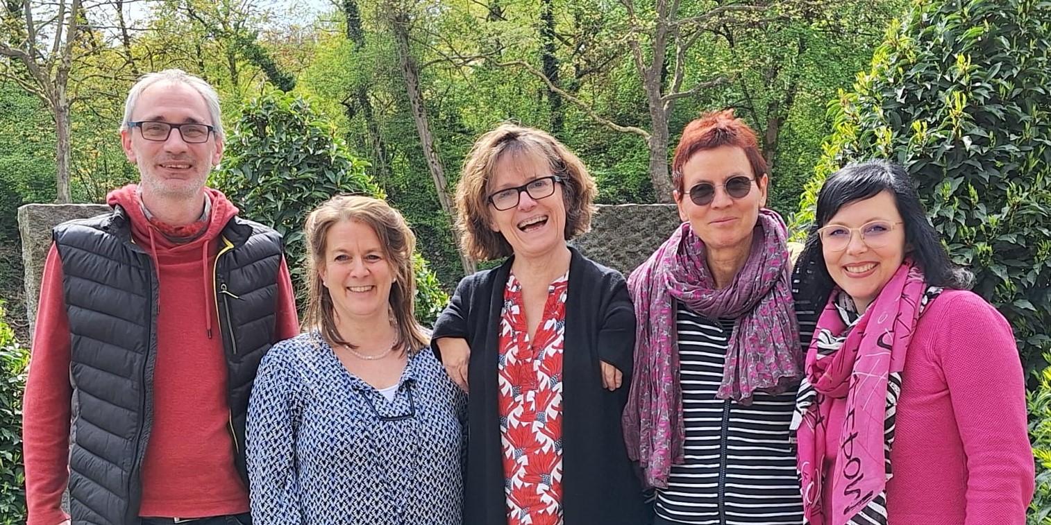 Das Team der Lebensberatung Lebach: Alexander Penth, Simone Böcher, Martina Grosch, Stefanie Kilian und Jacqueline Siegwart.