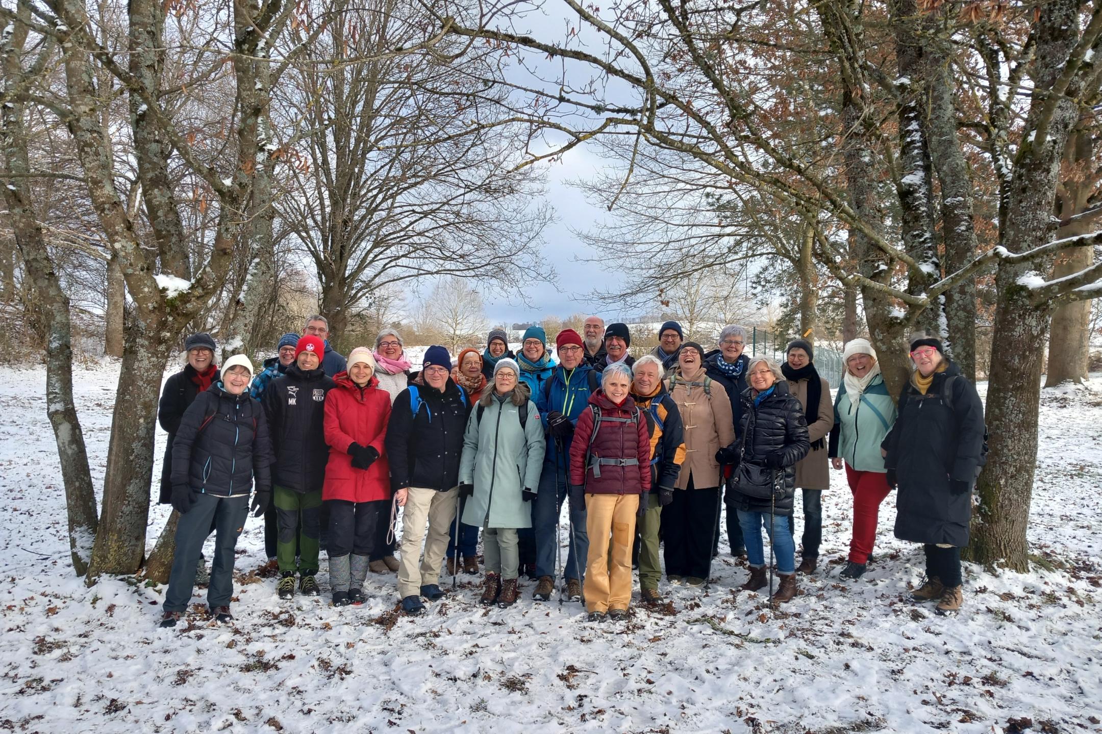 Gruppenbild der Teilnehmenden des „Pilgerwegs der Hoffnung“.