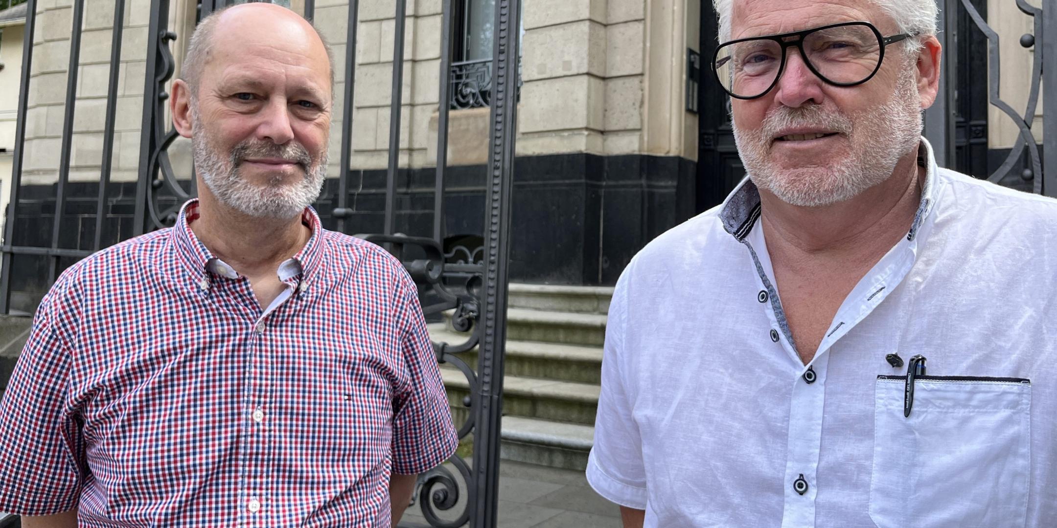 Ulrich Heinen und Horst-Dieter Müller von der TS Mittelrhein