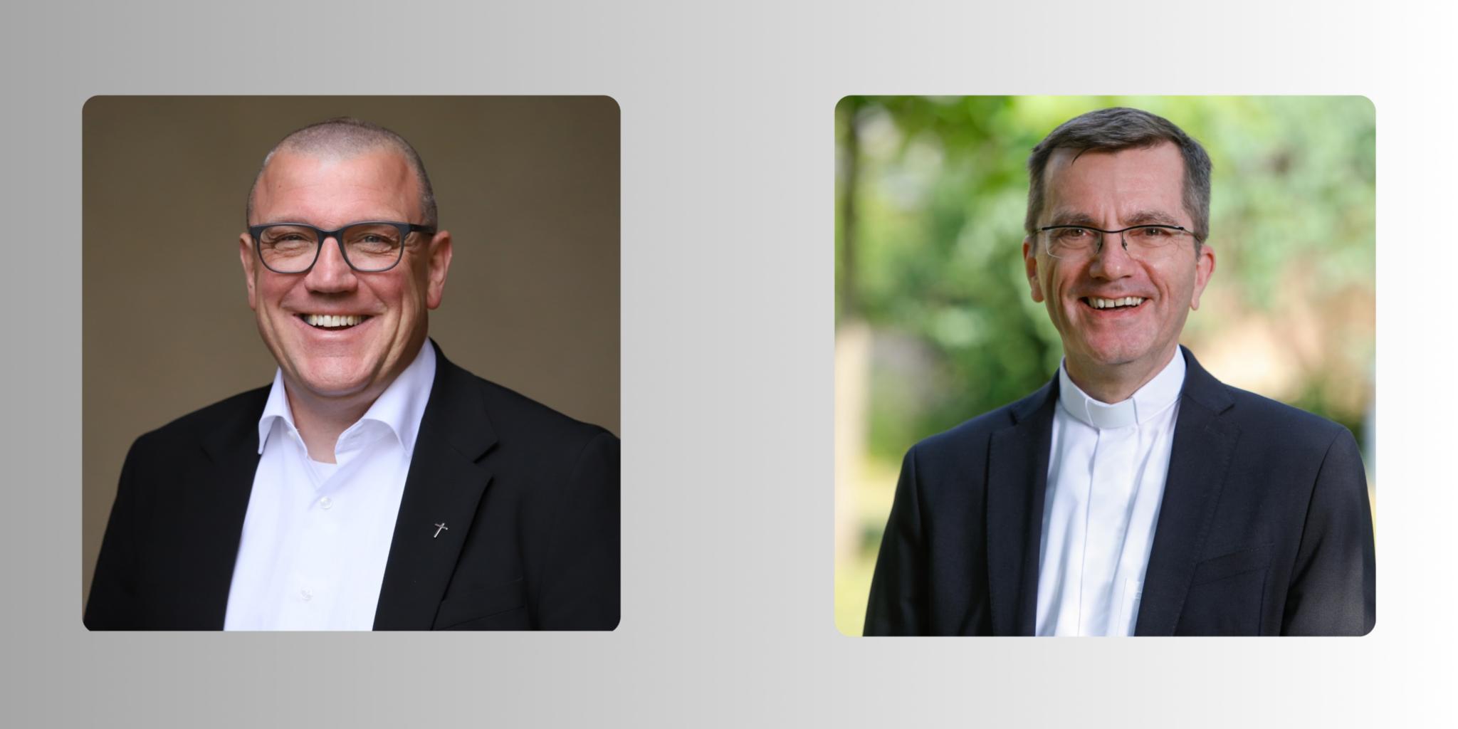 Matthias Struth (links) und Msgr. Ottmar Dillenburg