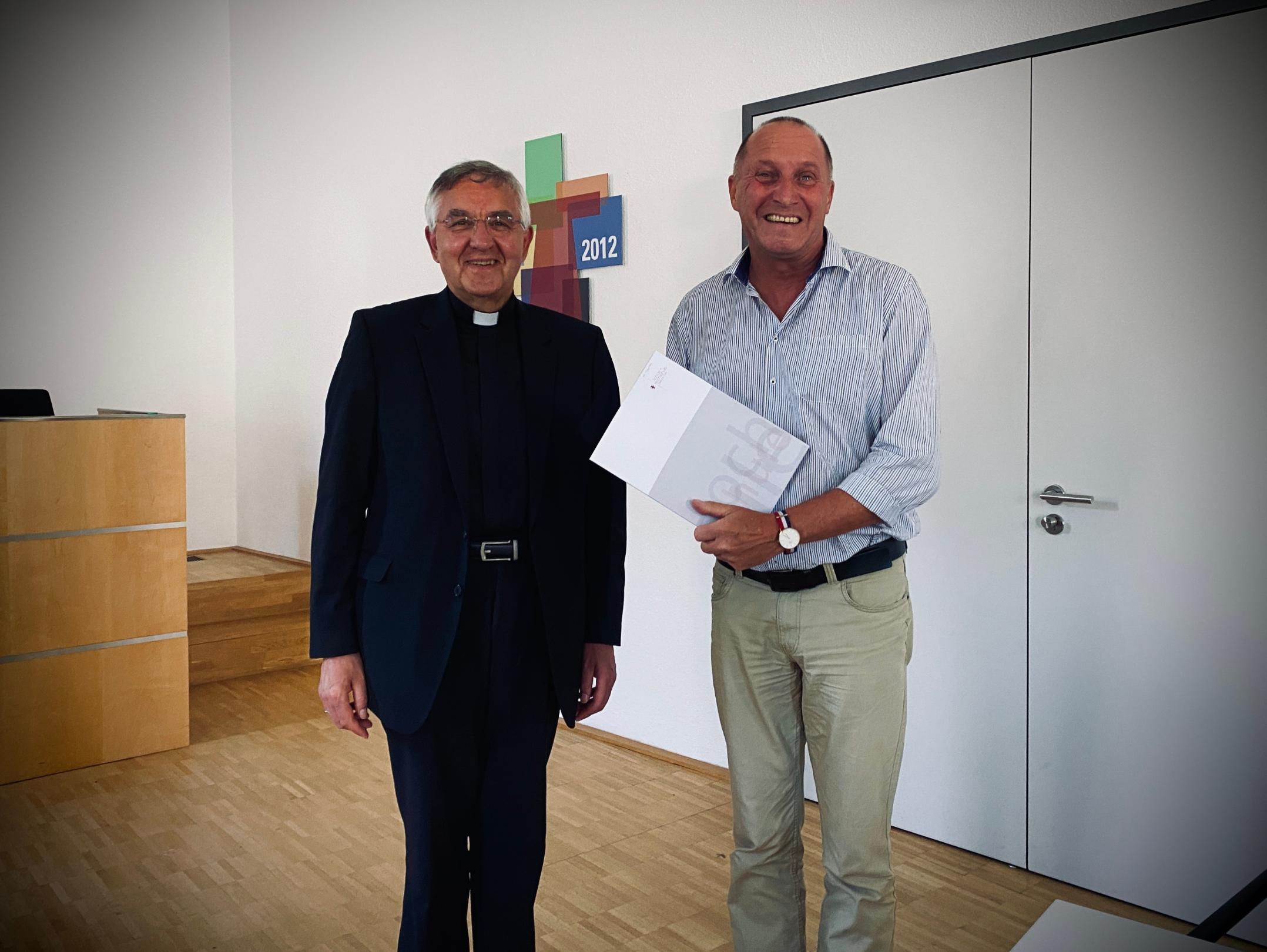 Weihbischof Gebert und Dieter Fenten