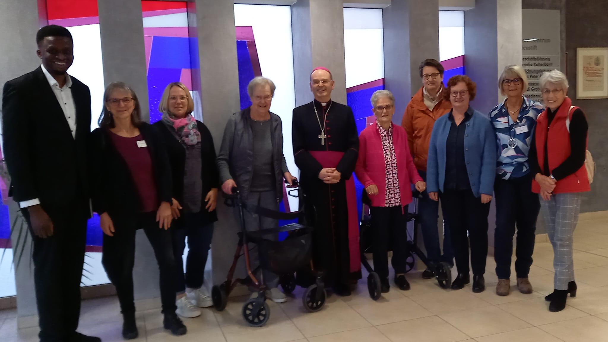 Weihbischof Brahm beim Besuch in Andernach