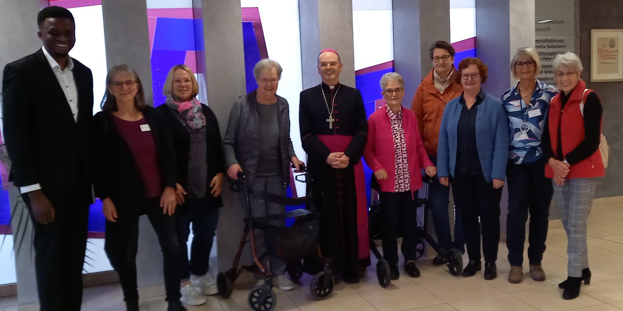 Weihbischof Brahm beim Besuch in Andernach