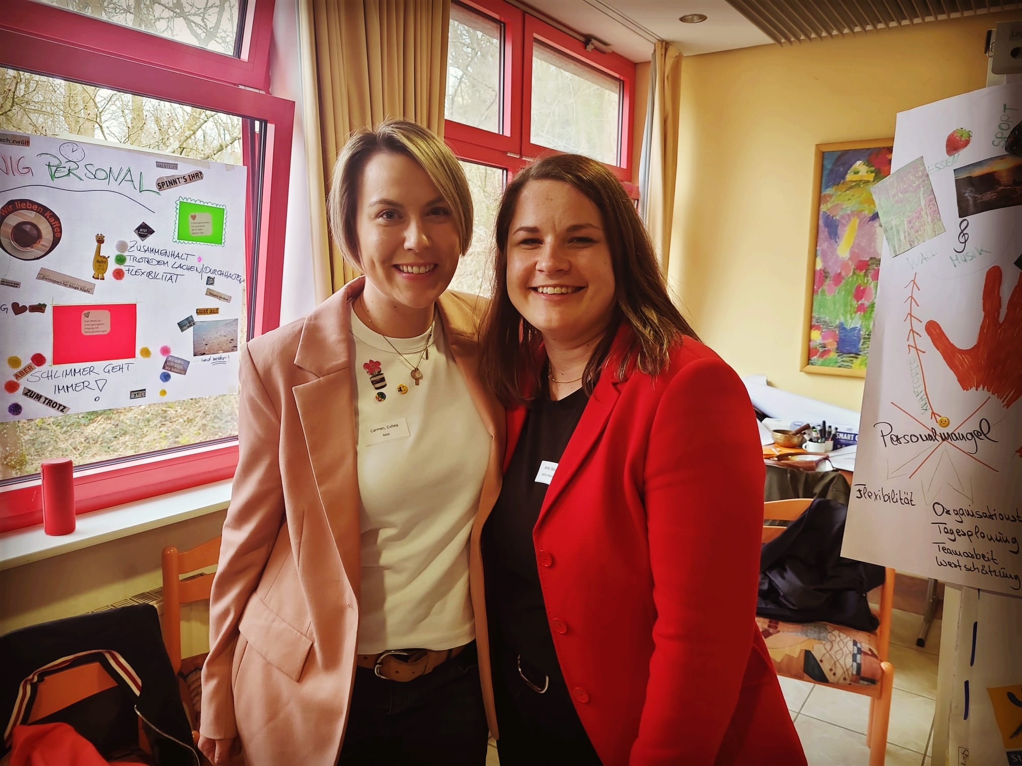 Carmen Cofala und Anina Staudt sind für das Betriebliche Gesundheitsmanagement verantwortlich.