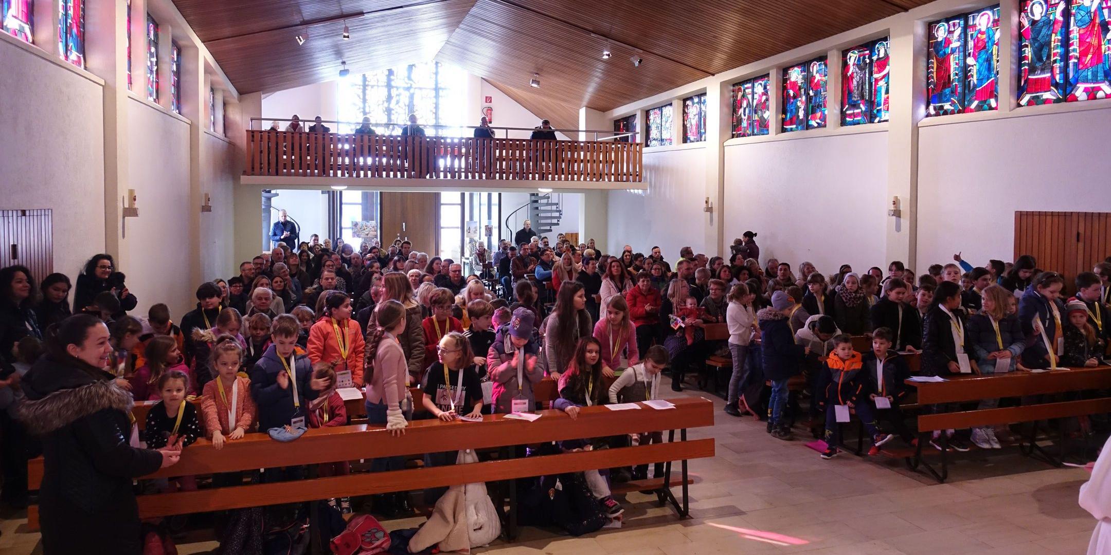 110 Kinder haben am Einkehrwochenende in Furpach teilgenommen.