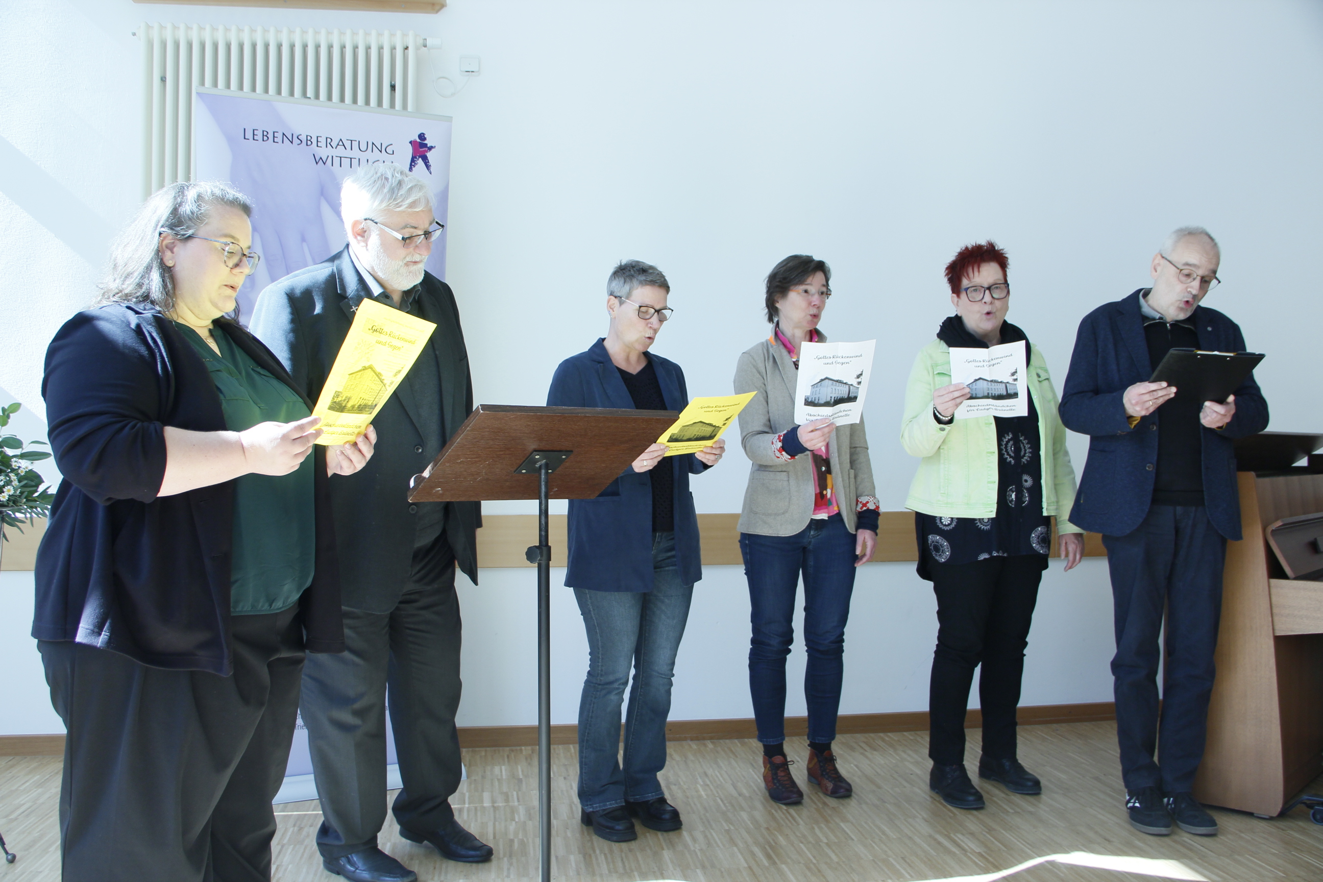 Ständchen für Brünnette von Teammitgliedern der Pastoralen Räume Wittlich und Bernkastel-Kues