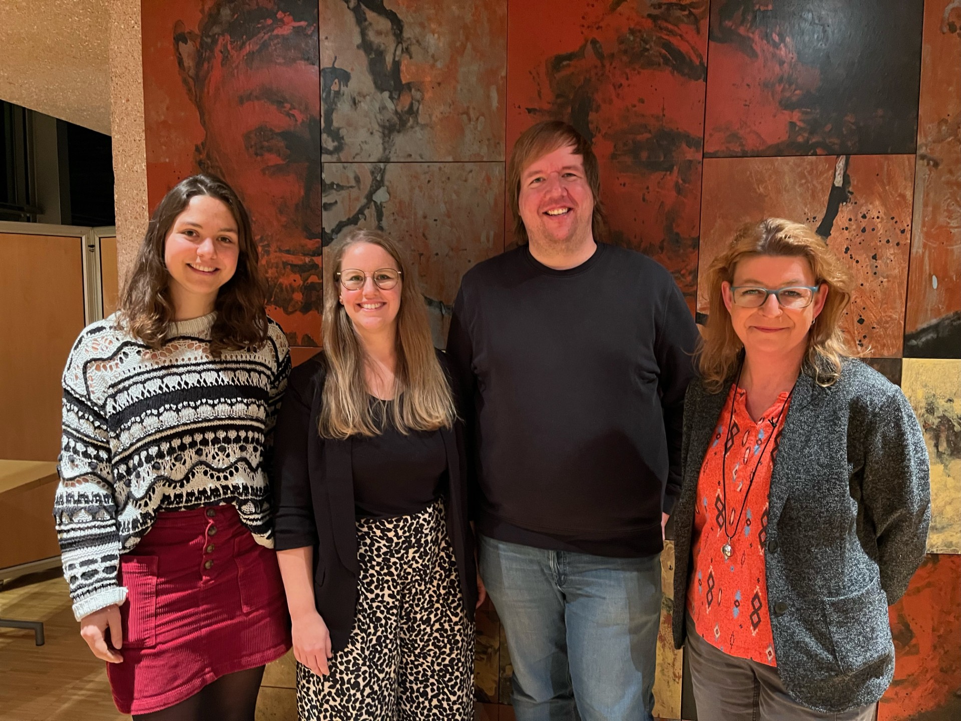 Elisabeth Pick - Sandra Baltes - Michael Michels - Susanne Kramer - die neue Sprecher*innenGruppe