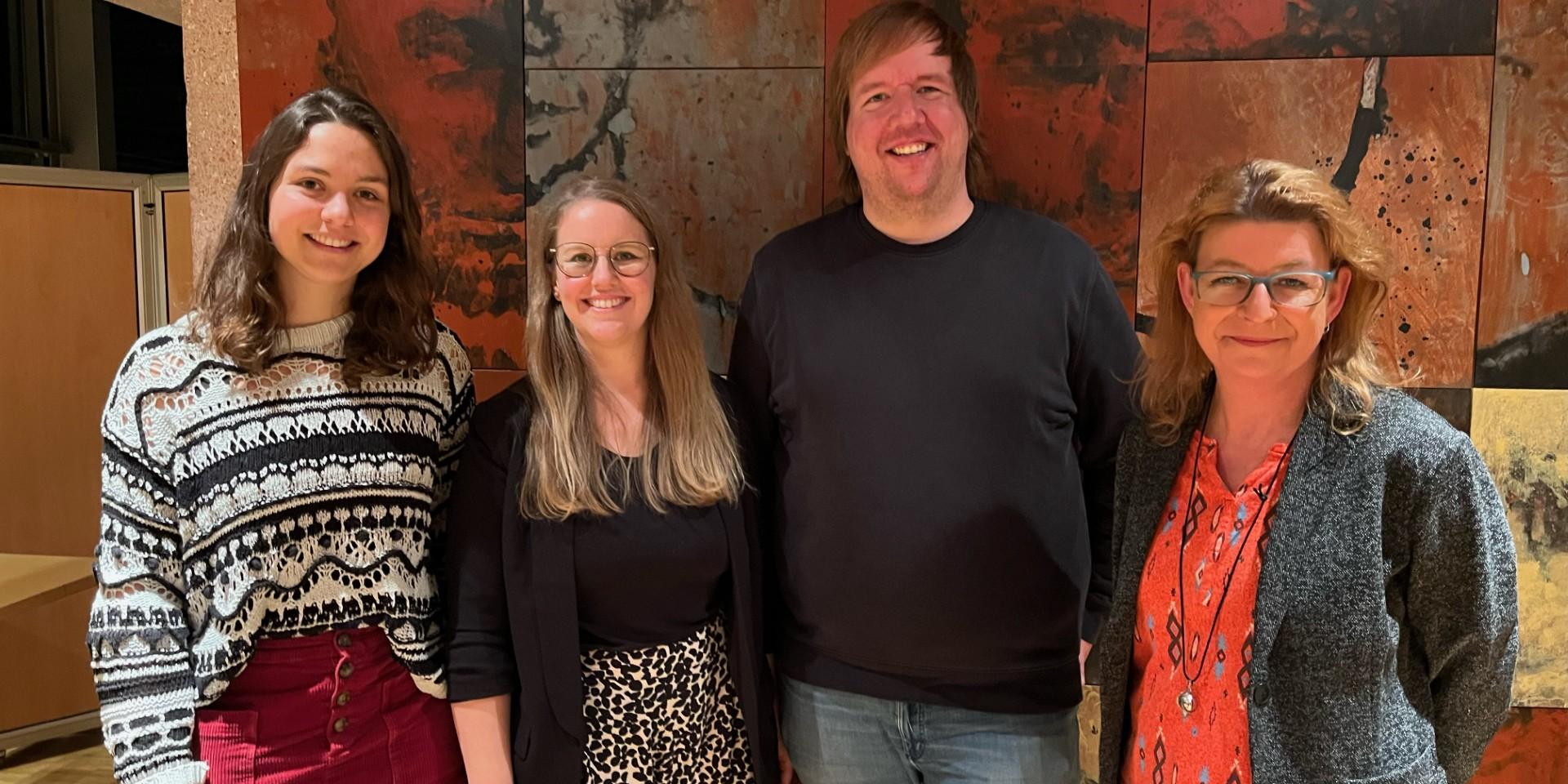 Elisabeth Pick, Sandra Baltes, Michael Michels und Susanne Kramer (vlnr.)