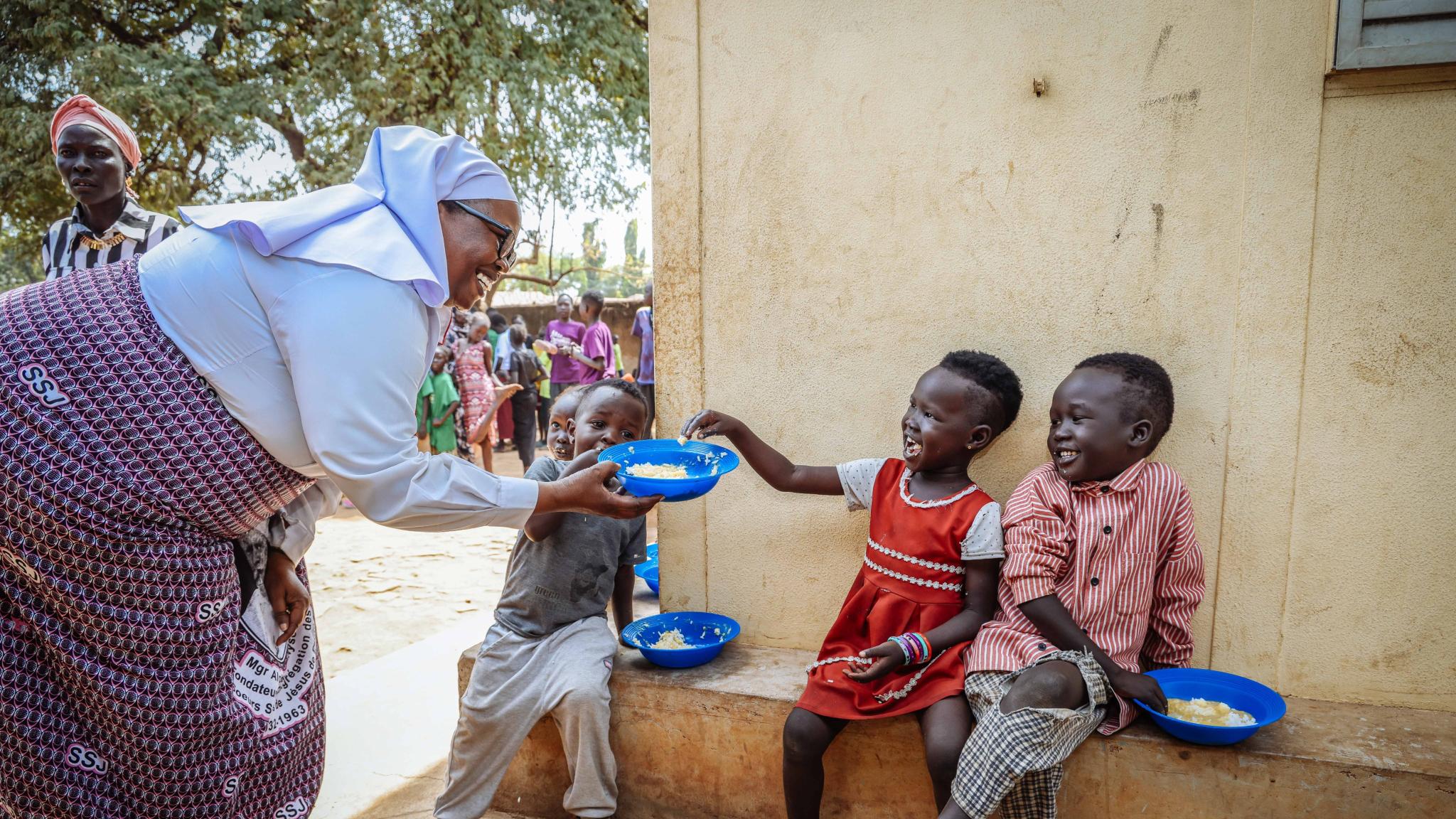Schwester Pasqua Binen Anena hilft Straßenkindern in Juba.