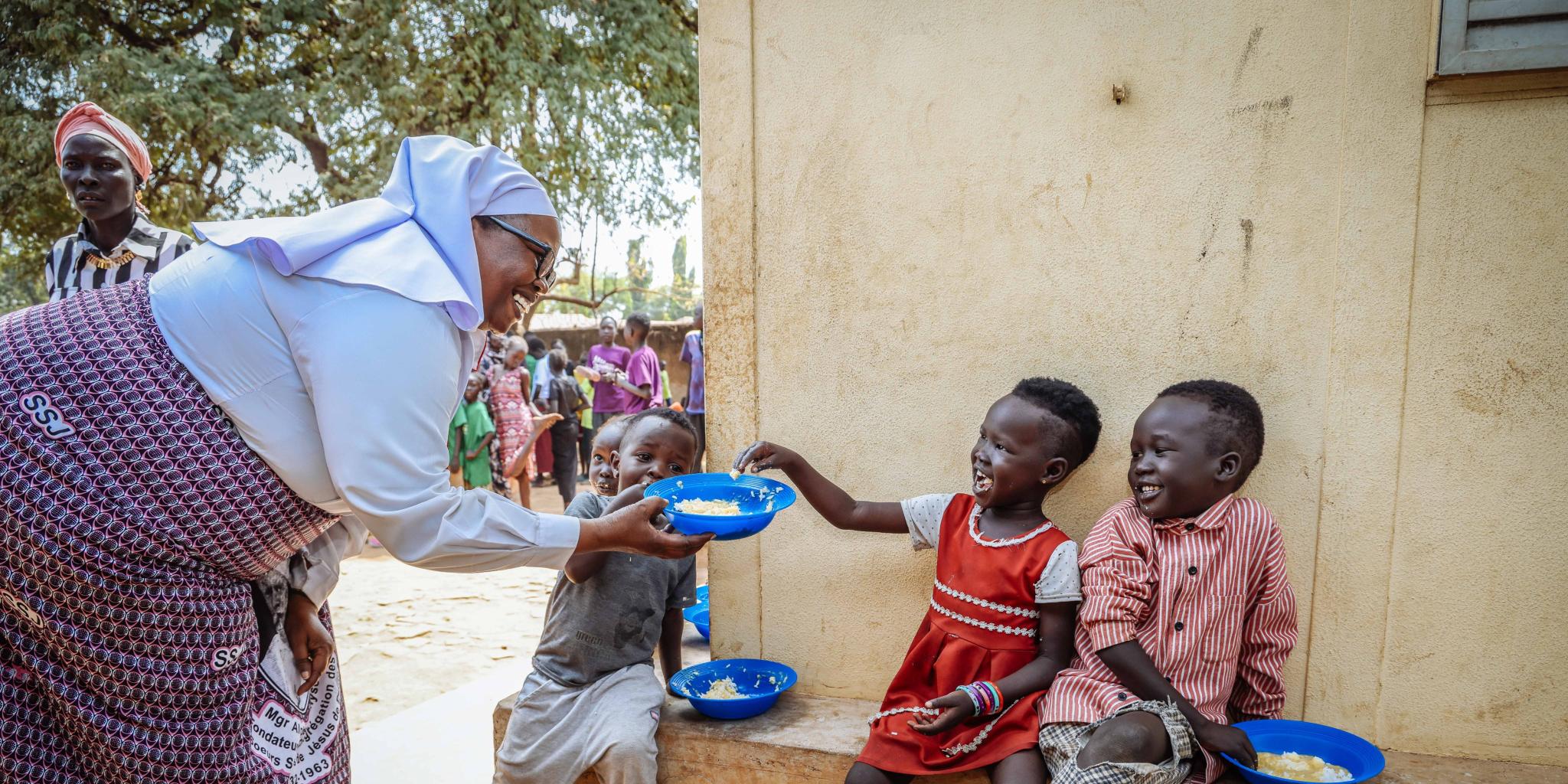Schwester Pasqua Binen Anena hilft Straßenkindern in Juba.