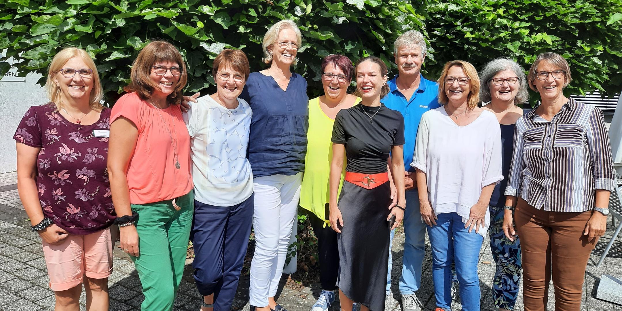 Die ehrenamtlichen Helfer*innen des SkF-Teams