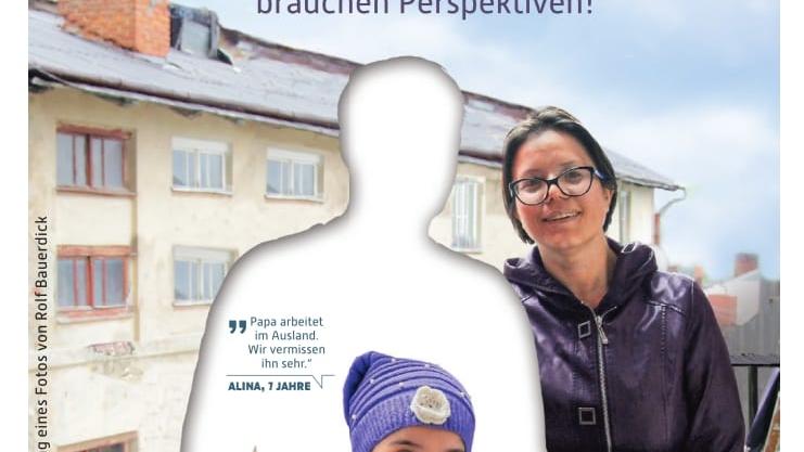 'Bleiben oder Gehen' - Flyer von Renovabis