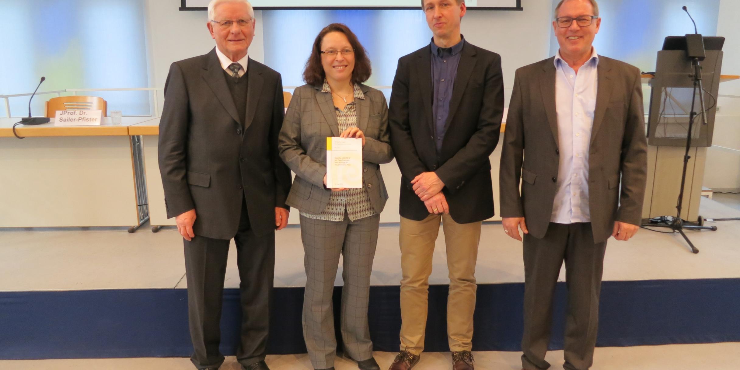 Akademietage Vallendar mit Prof. Dr. Alfred Schuchart,  JProf. Dr. Sonja Sailer-Pfister, Stefan Rostock und Dr. Jürgen Kroth