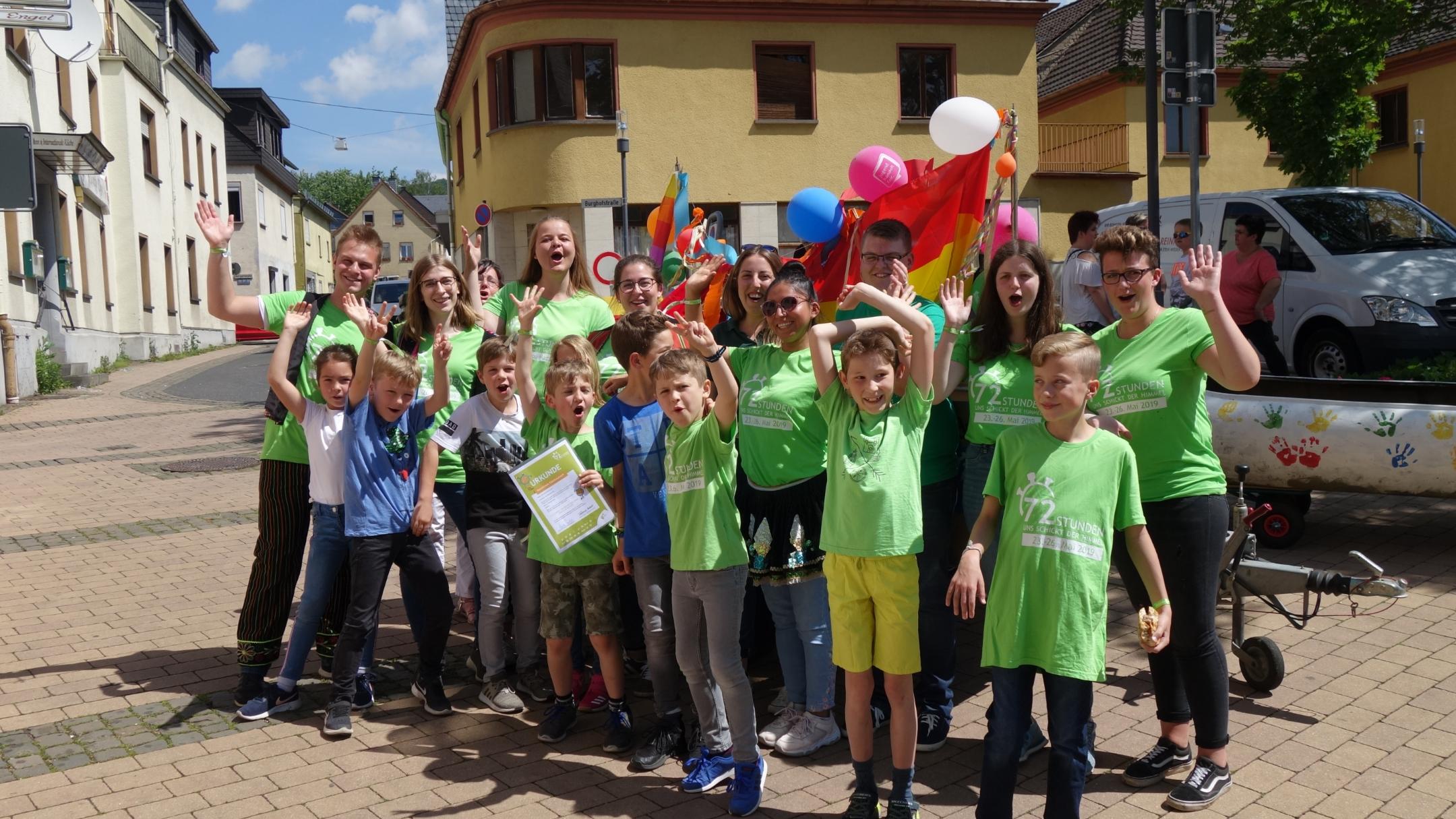 Schön war’s und hat allen viel Spaß gemacht: So wie in Heimbach-Weis engagierten sich über 3.700 Kinder und Jugendliche in allen Teilen des Bistums.