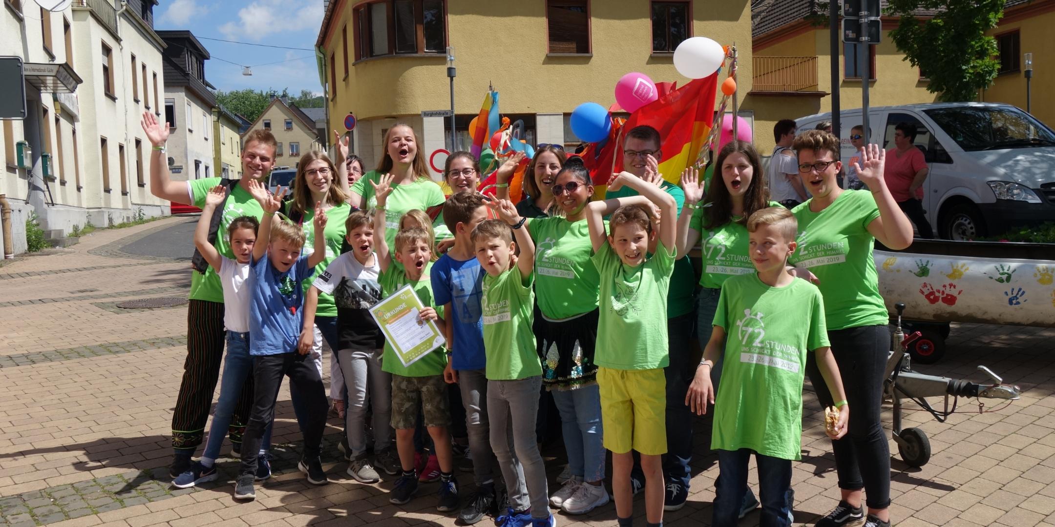 Schön war’s und hat allen viel Spaß gemacht: So wie in Heimbach-Weis engagierten sich über 3.700 Kinder und Jugendliche in allen Teilen des Bistums.