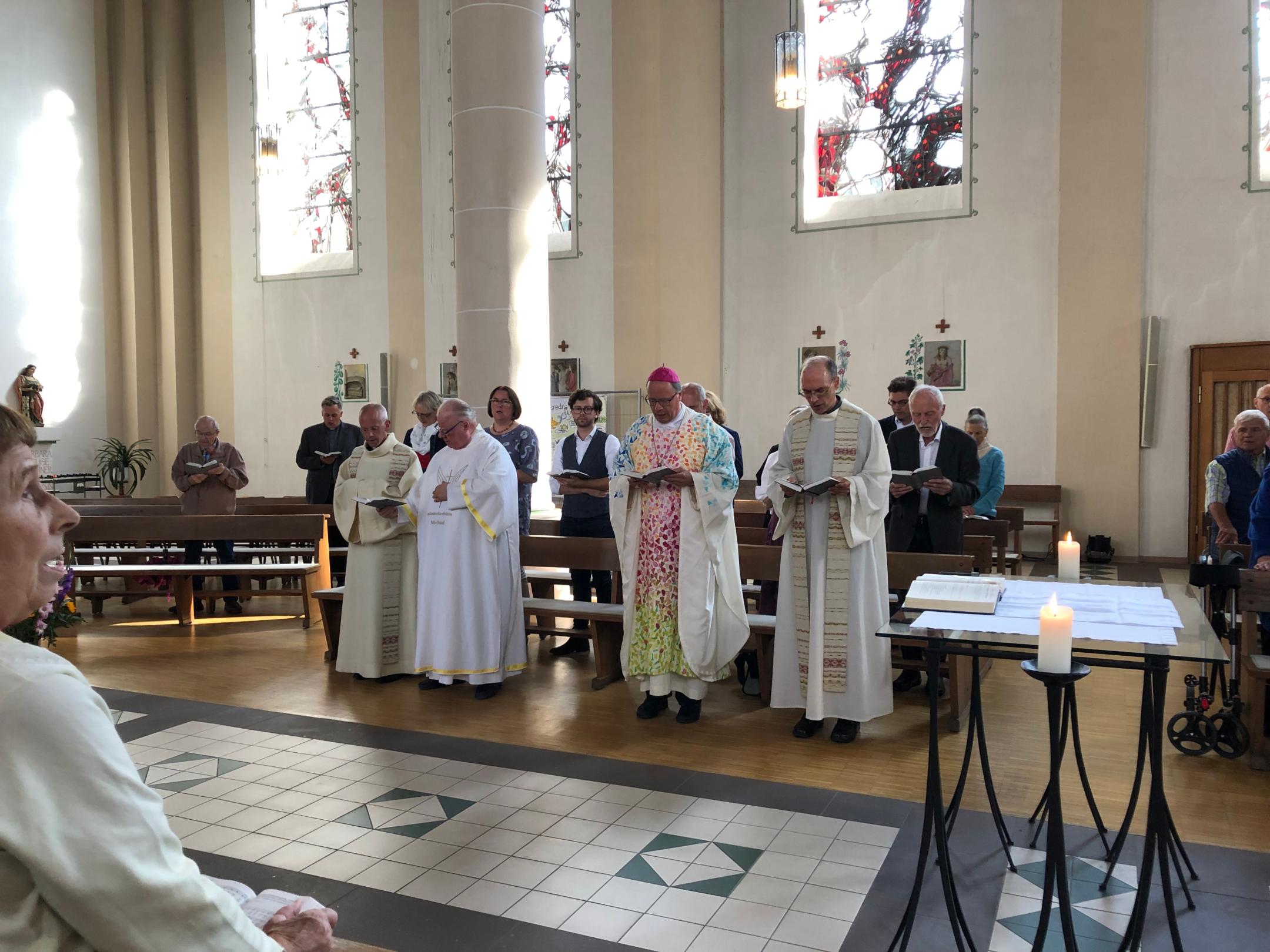 Gottesdienst in der Trierer Herz-Jesu-Kirche