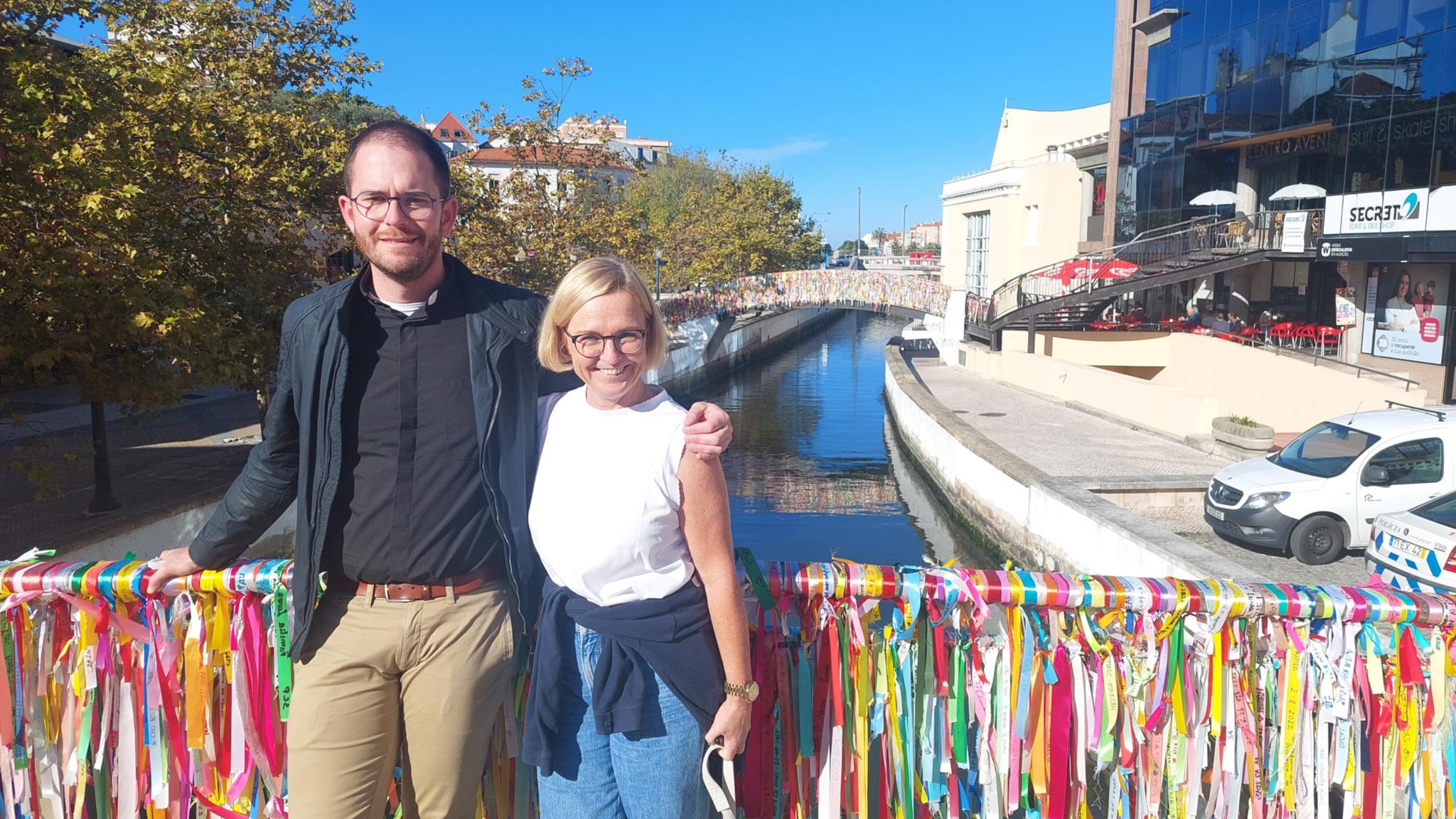 Jugendpfarrer Thomas Hufschmidt und Christel Quiring zu Besuch in der Gastdiözese Aveiro (Foto: privat)