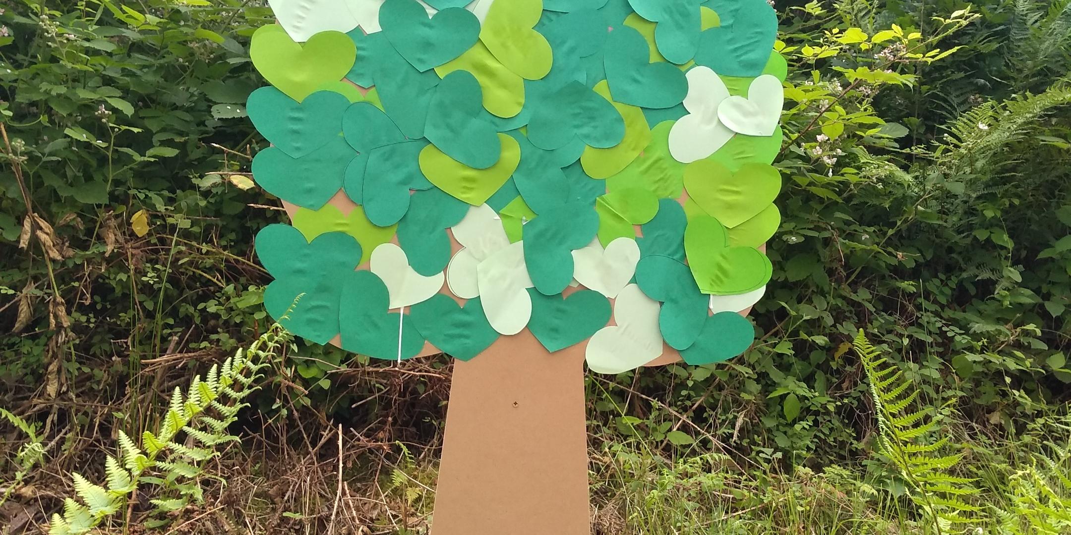 Der Wunschbaum der Louis-Braille-Schule in Lebach.