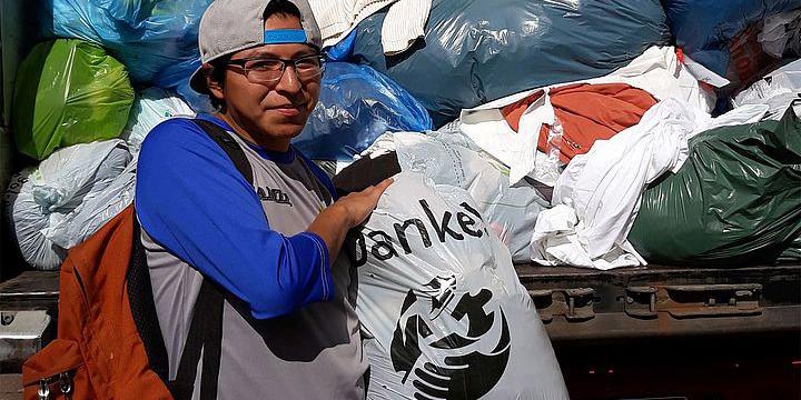 Jahmir Ticona bei der Boliviensammlung im vergangenen Jahr