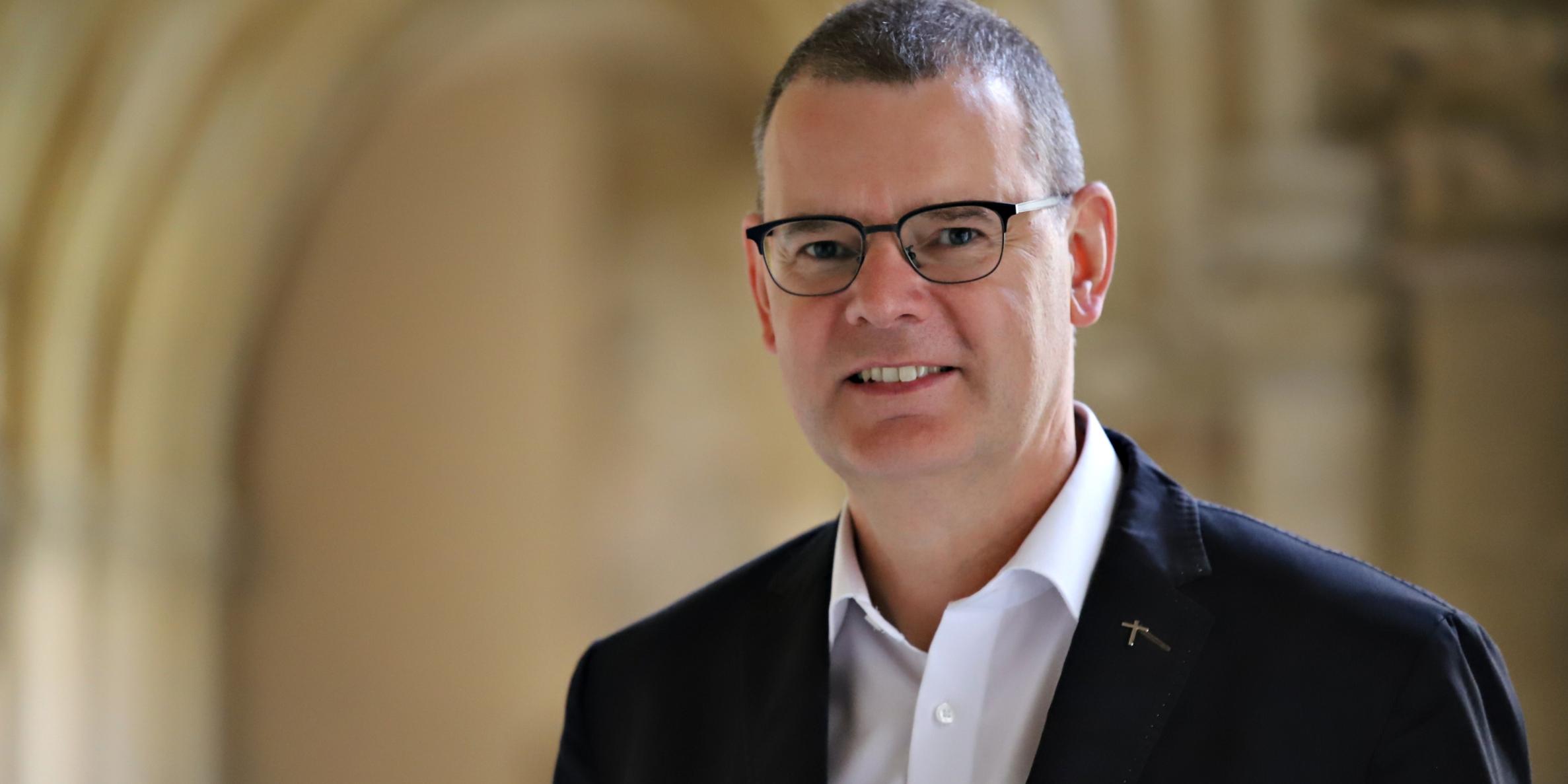 Pfarrer Michael Bollig vom Sprecherkreis Plattform P im Bistum Trier (Foto: Inge Hülpes/Bistum Trier)