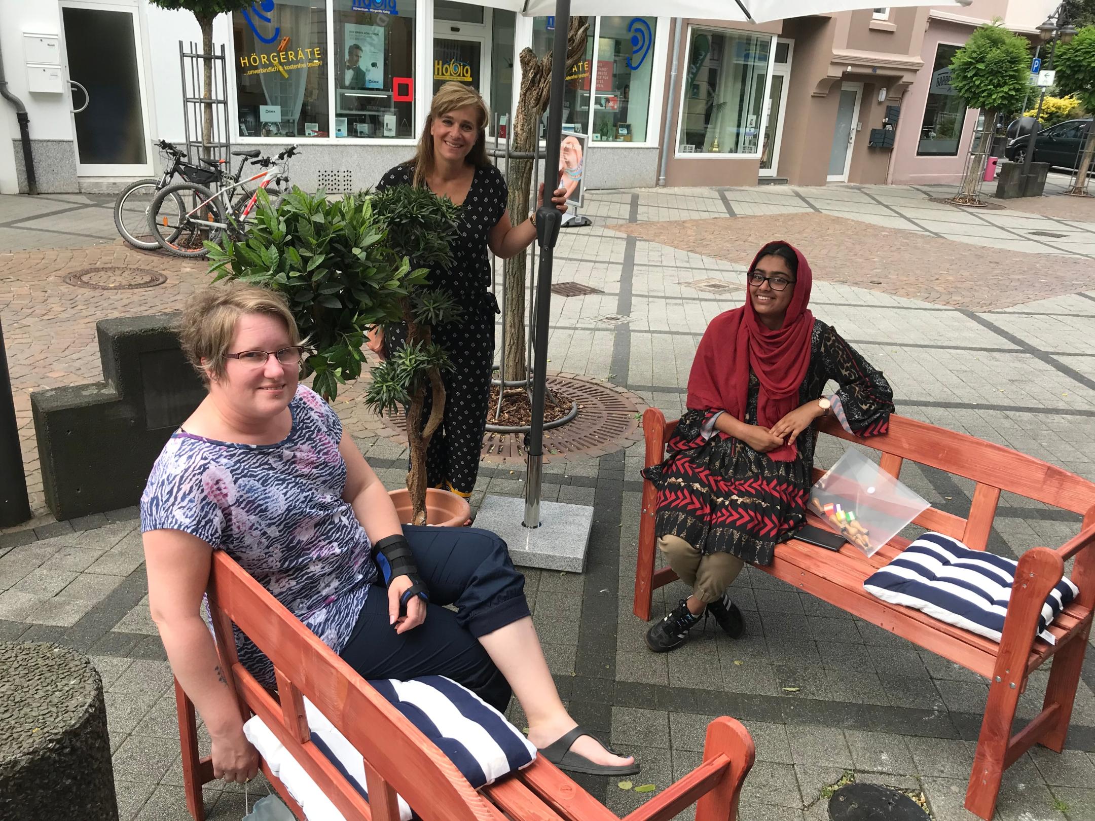 Die 'Leselounge' der Ökumenischen Stadtbücherei Betzdorf. Foto: privat