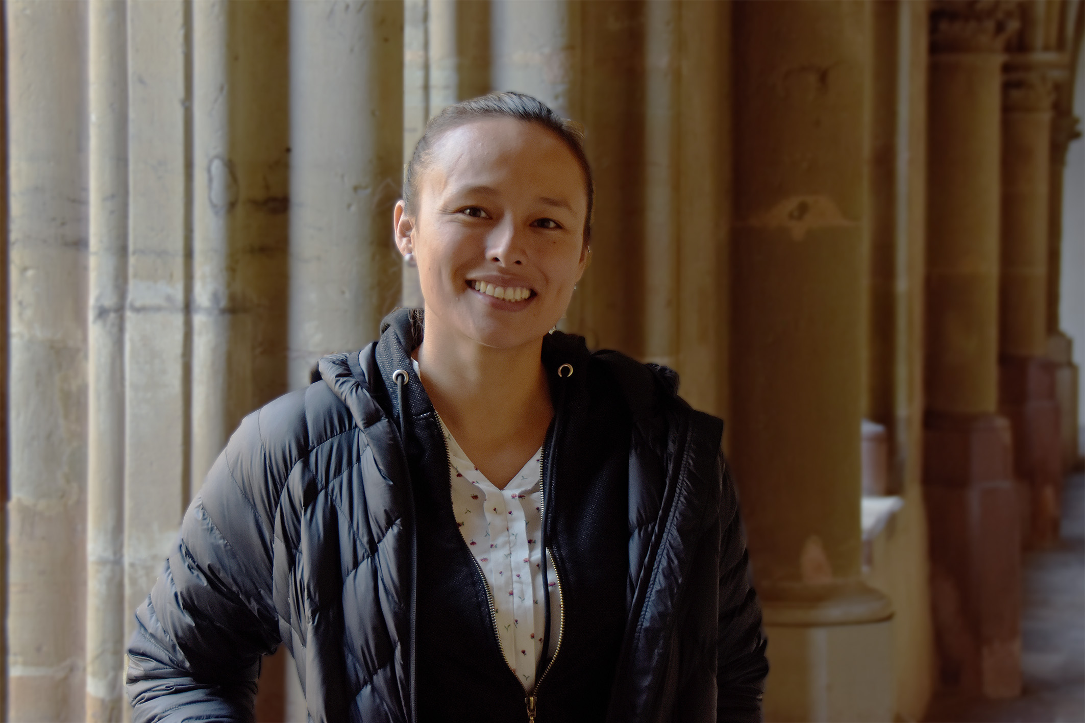 Cecilia Dörfelt bei ihrem Besuch in Trier.